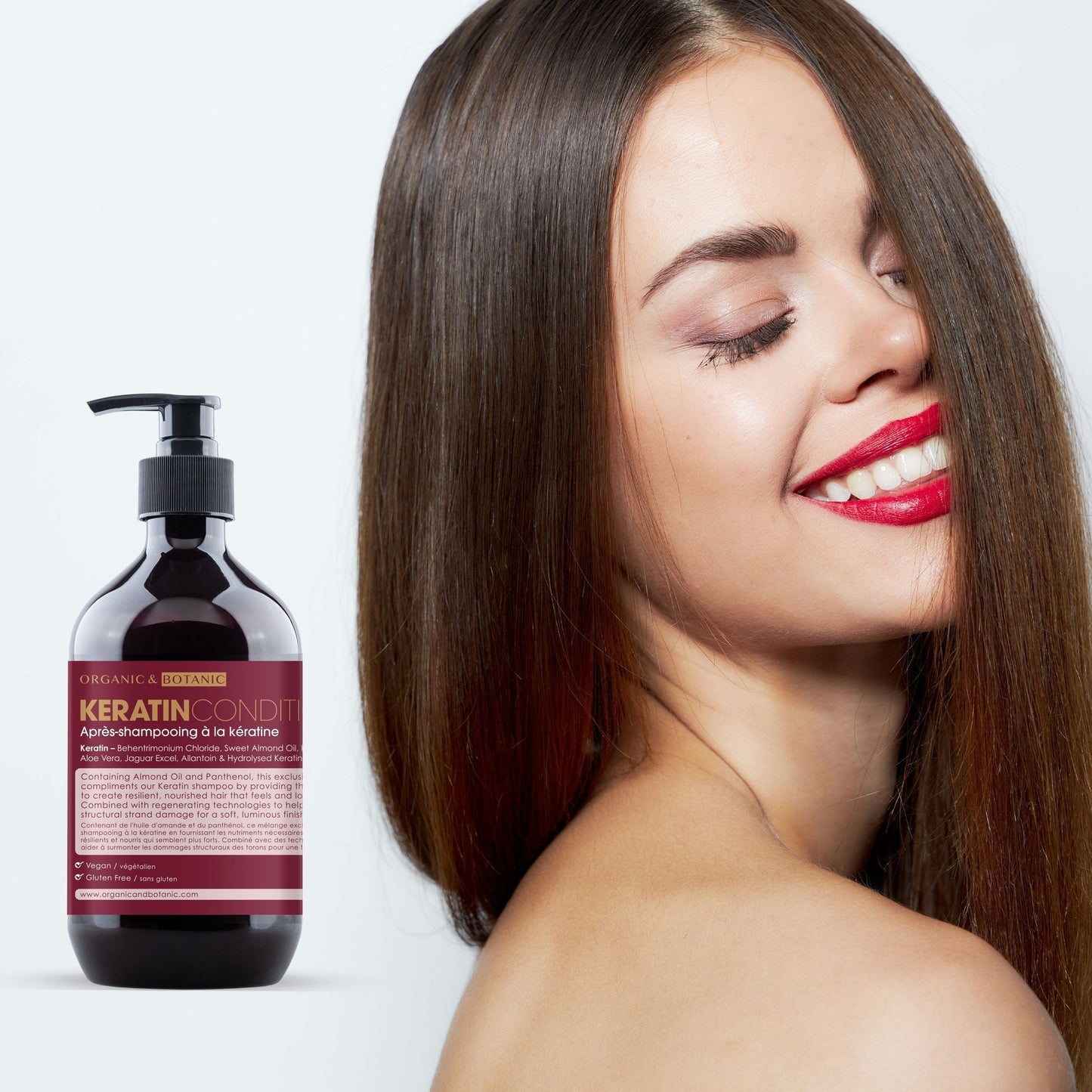 KOB057 Organic & Botanic Keratin Shampoo + Conditioner