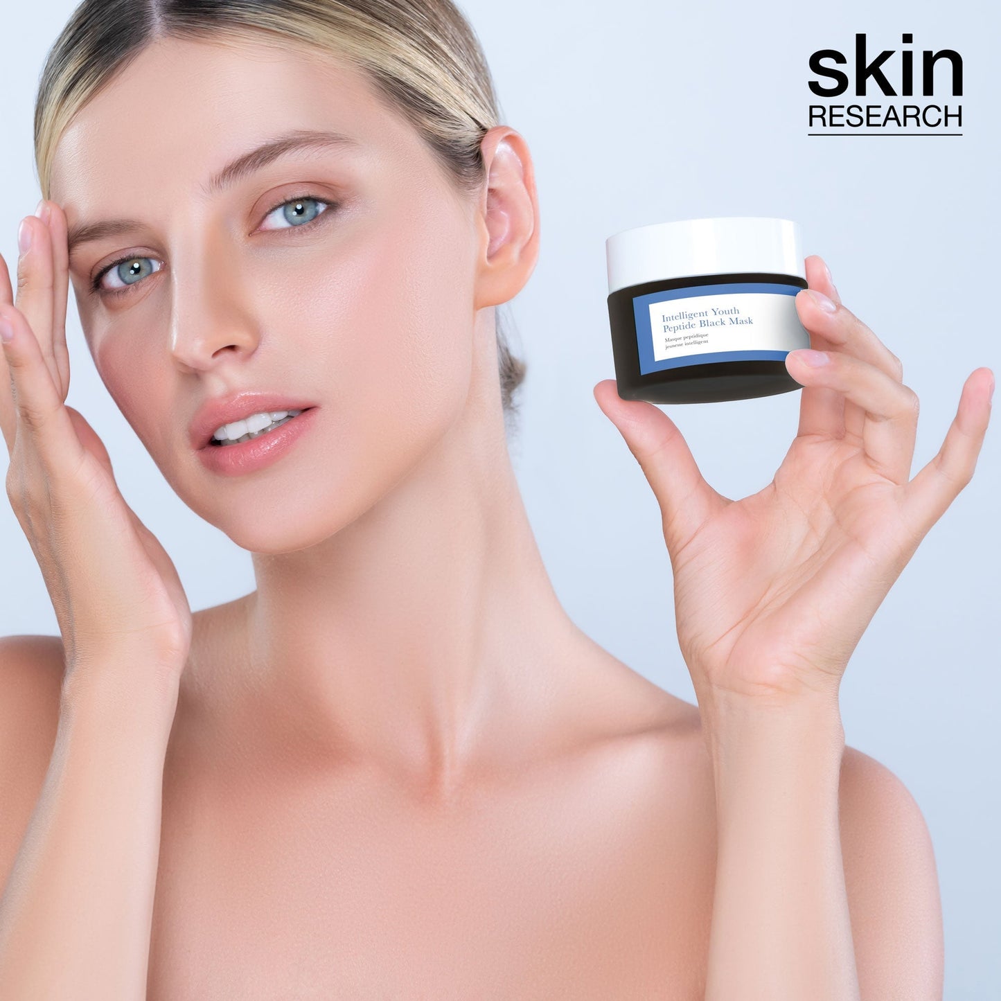 PO2SR030 Skin Research Intelligent Youth Peptide Mask 50ml Twin Value Savings Pack
