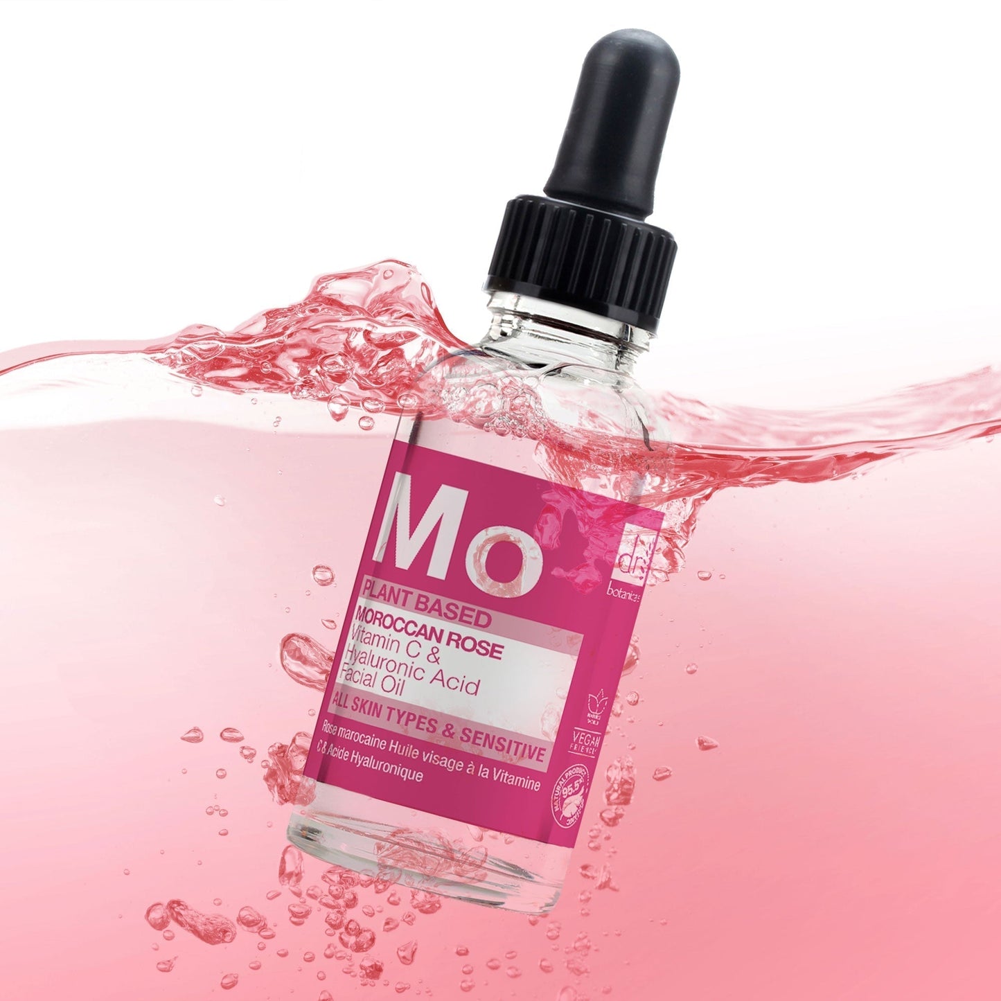RDB511 Dr Botanicals Moroccan Rose Facial Oil with Hyaluronic Acid & Vitamin C 15ml