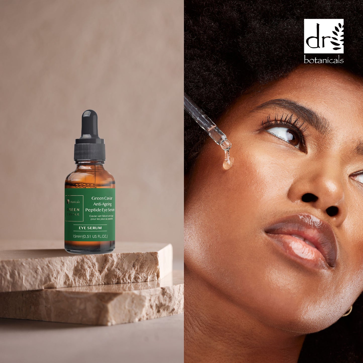 Dr Botanicals Green Caviar Anti-Aging Peptide Eye Serum 15ml