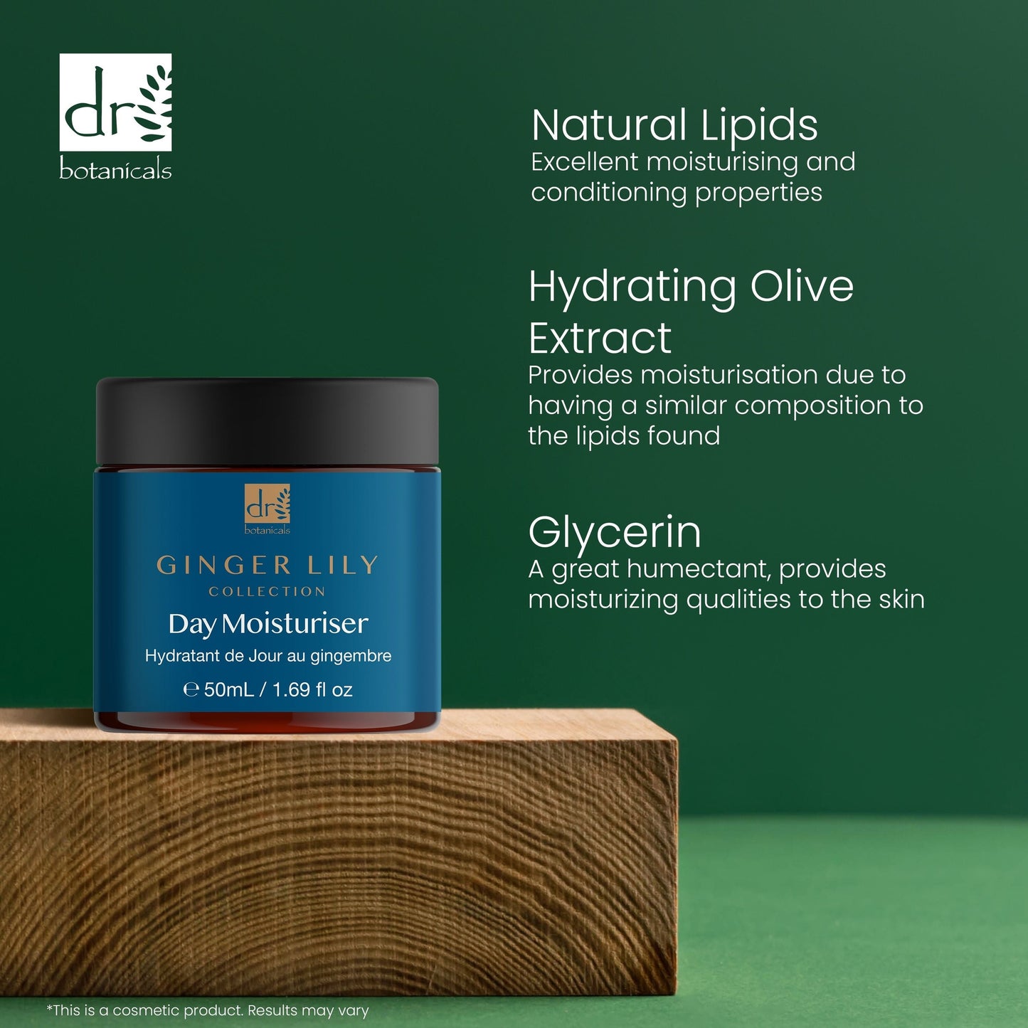 DB271 Dr Botanicals Gingerlily Day Moisturiser 50ml