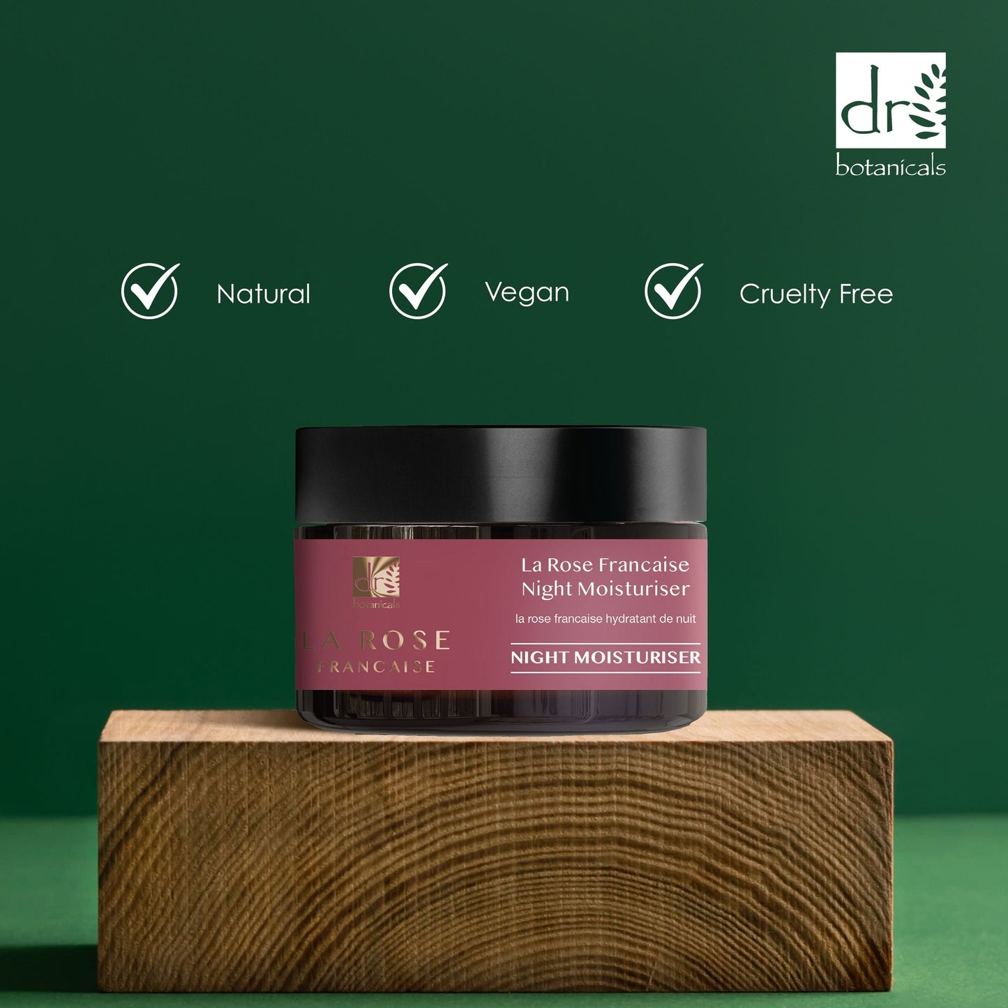 DB317 Dr Botanicals La Rose Française Night Moisturiser 50ml