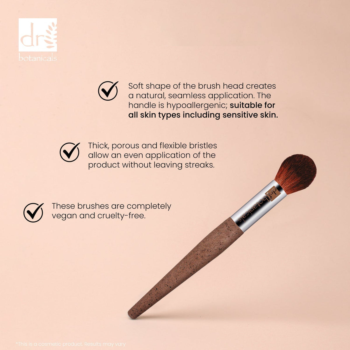 DB395 Dr Botanicals Coffee Ground Illuminating Brush