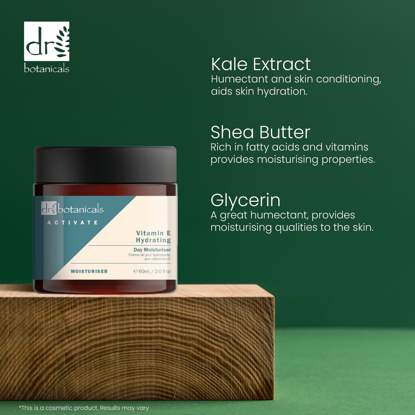 DB432 Dr Botanicals Activate Vitamin E Hydrating Day Moisturiser 60ml