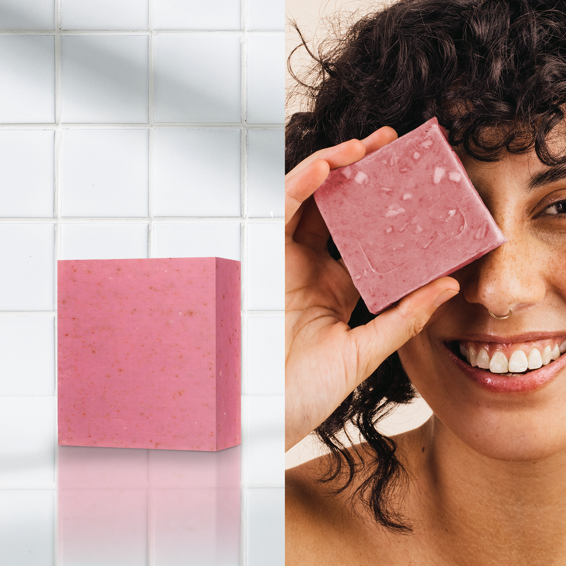 DB447 Dr Botanicals La Rose Française Facial Cleansing Bar 100g