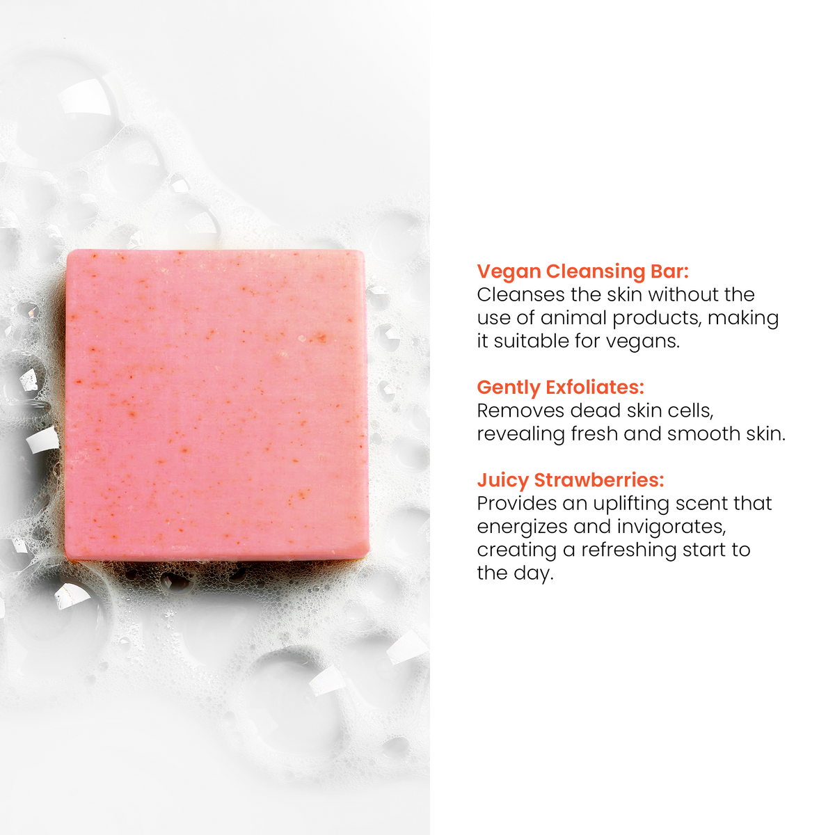 DB447 Dr Botanicals La Rose Française Facial Cleansing Bar 100g