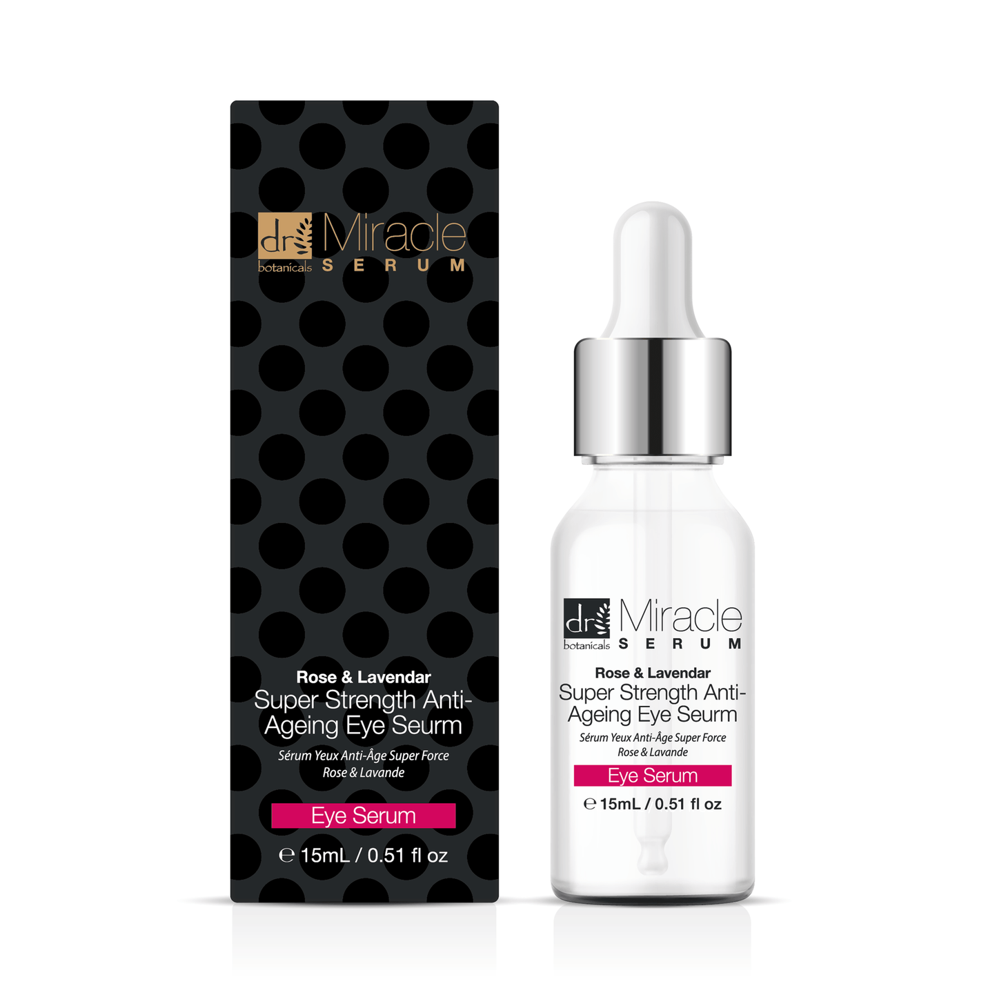 DB485 Dr Botanicals Unique Treatments Rose & Lavender Super Strength Anti-Ageing Eye Serum 15ml