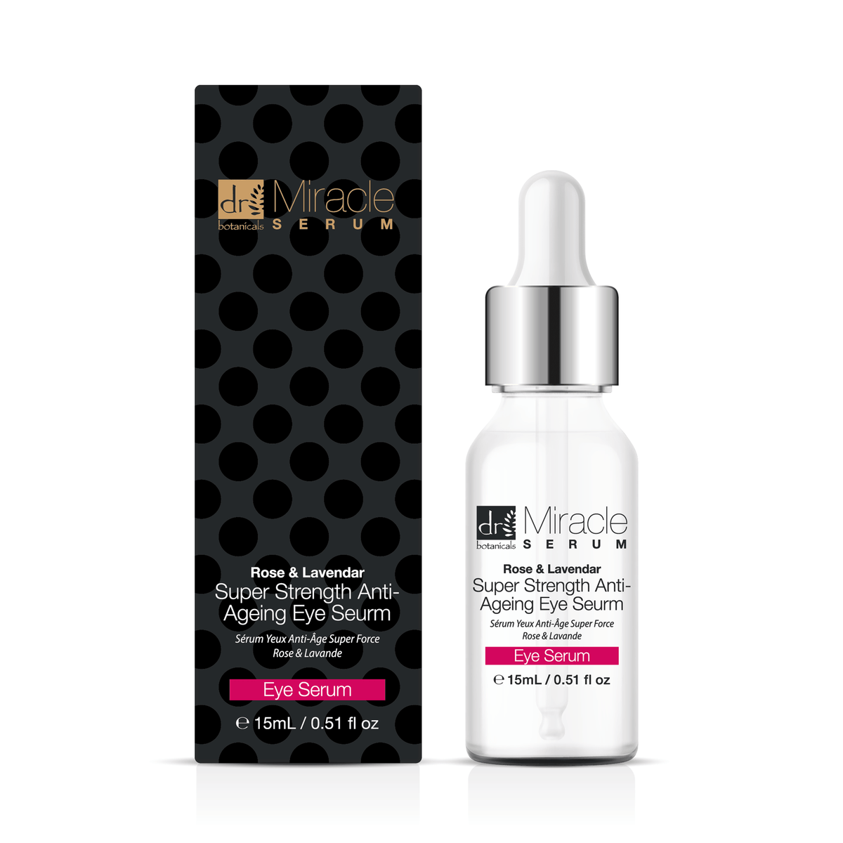 DB485 Dr Botanicals Unique Treatments Rose & Lavender Super Strength Anti-Ageing Eye Serum 15ml