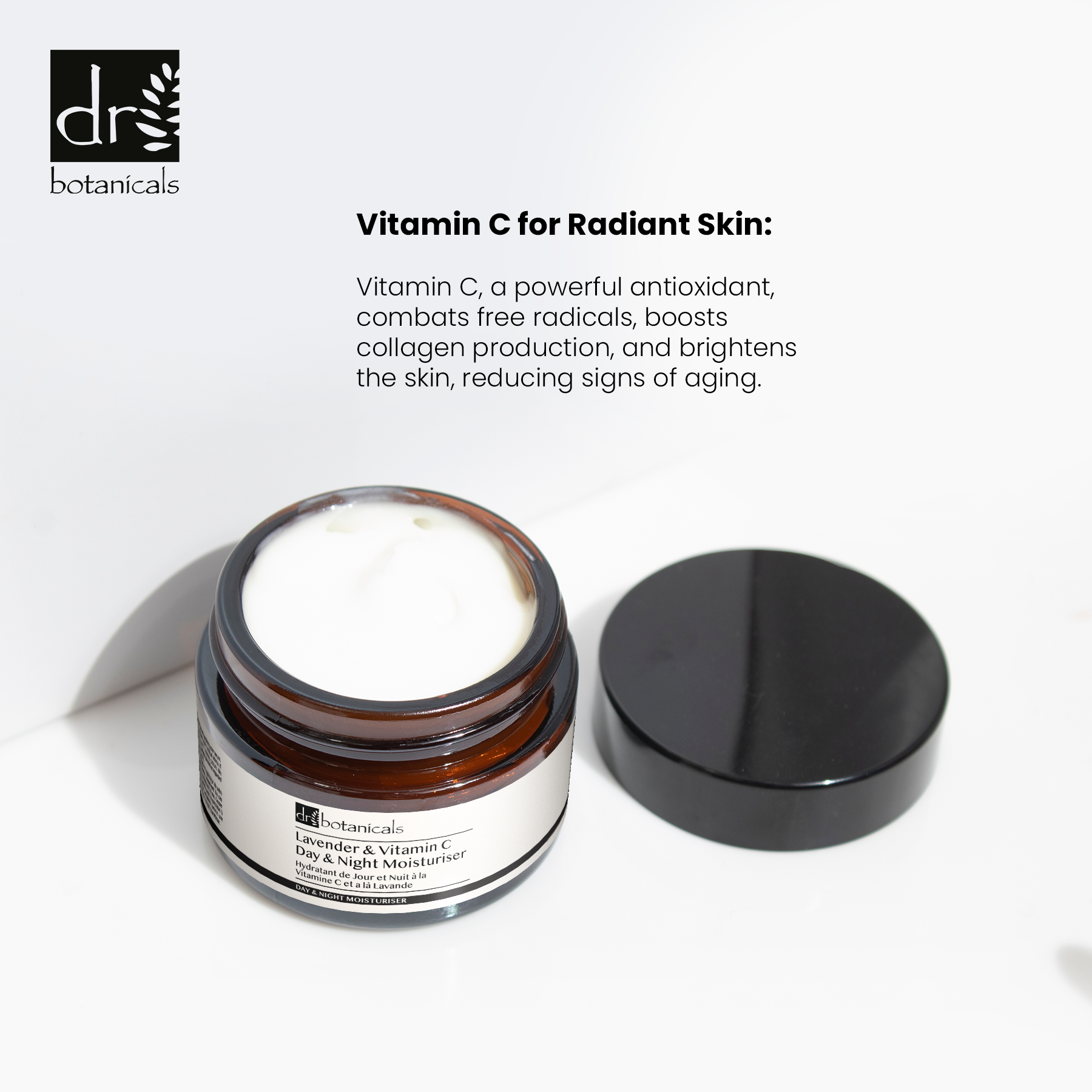 DB534 Dr Botanicals Lavender & Vitamin C Day & Night Moisturiser 50ml