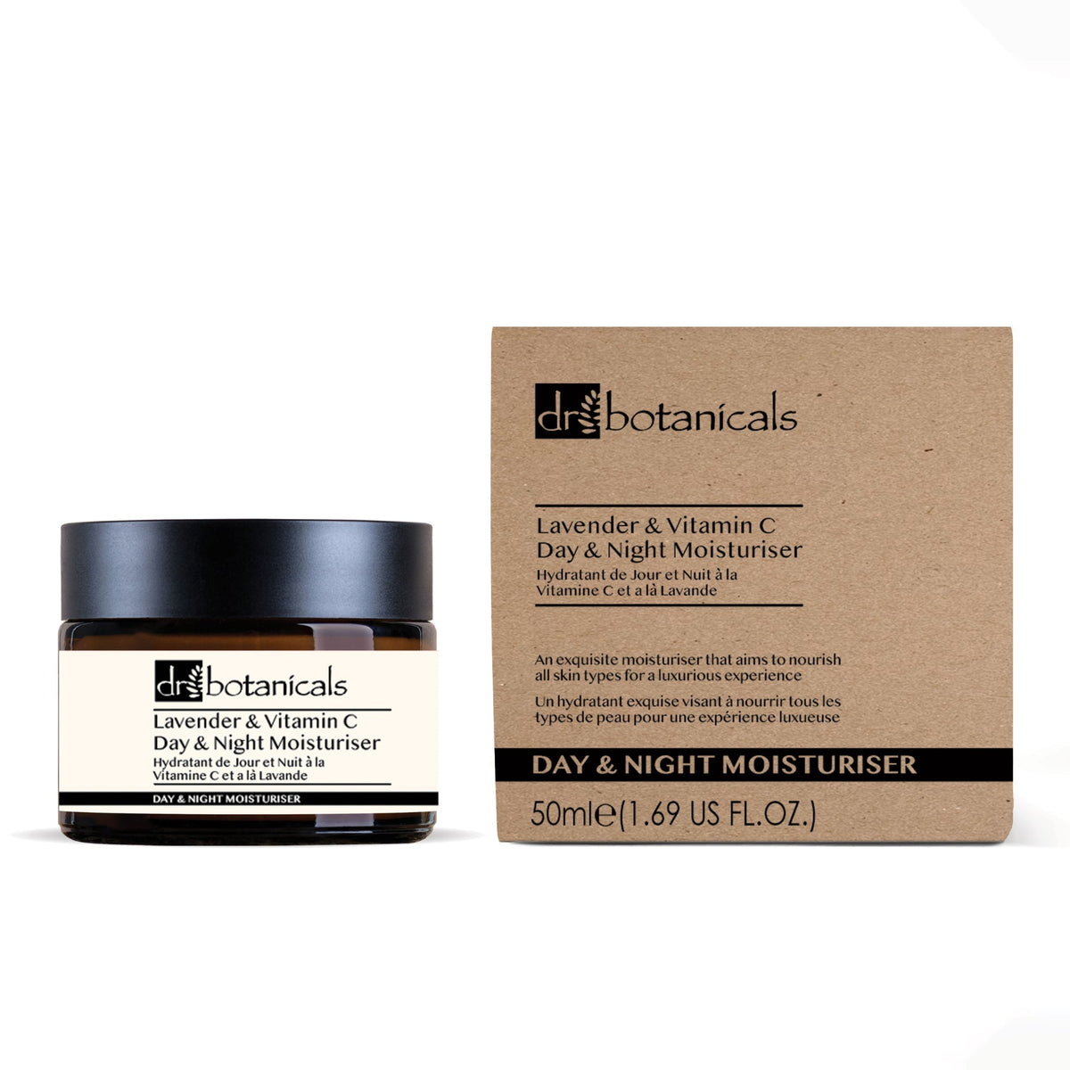 DB534 Dr Botanicals Lavender & Vitamin C Day & Night Moisturiser 50ml