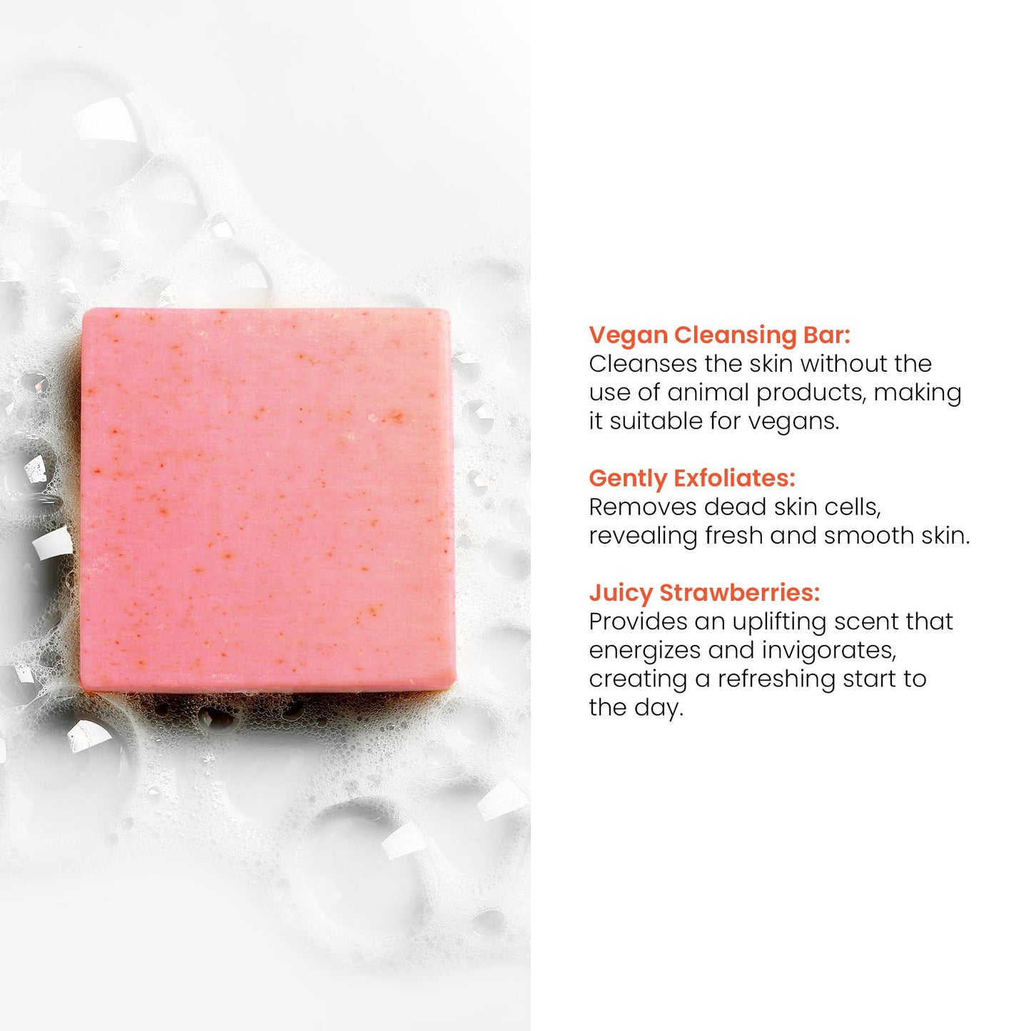 DB546 Dr Botanicals Hydrating Rose Facial Cleansing Bar 100g