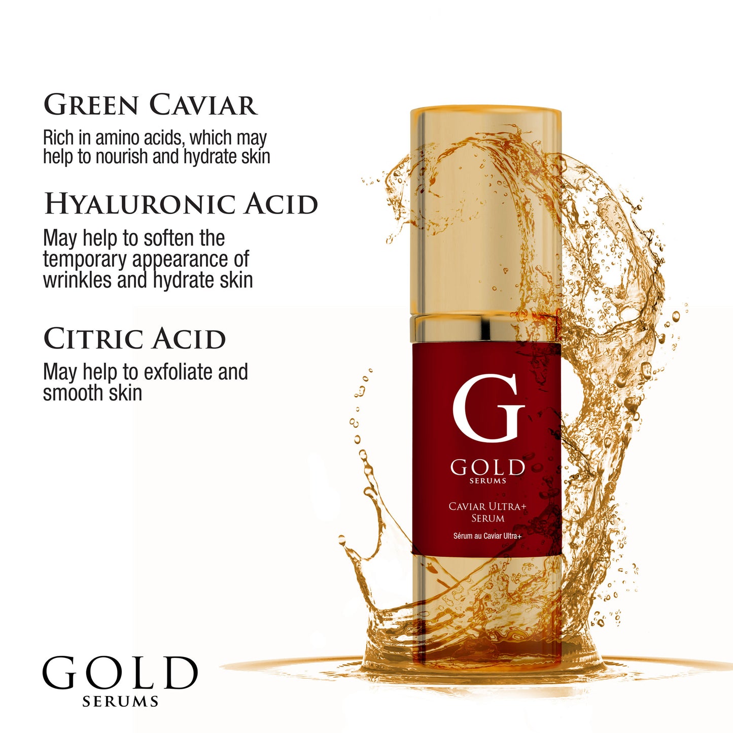 Gold Serums Caviar Ultra Serum+ 30ml