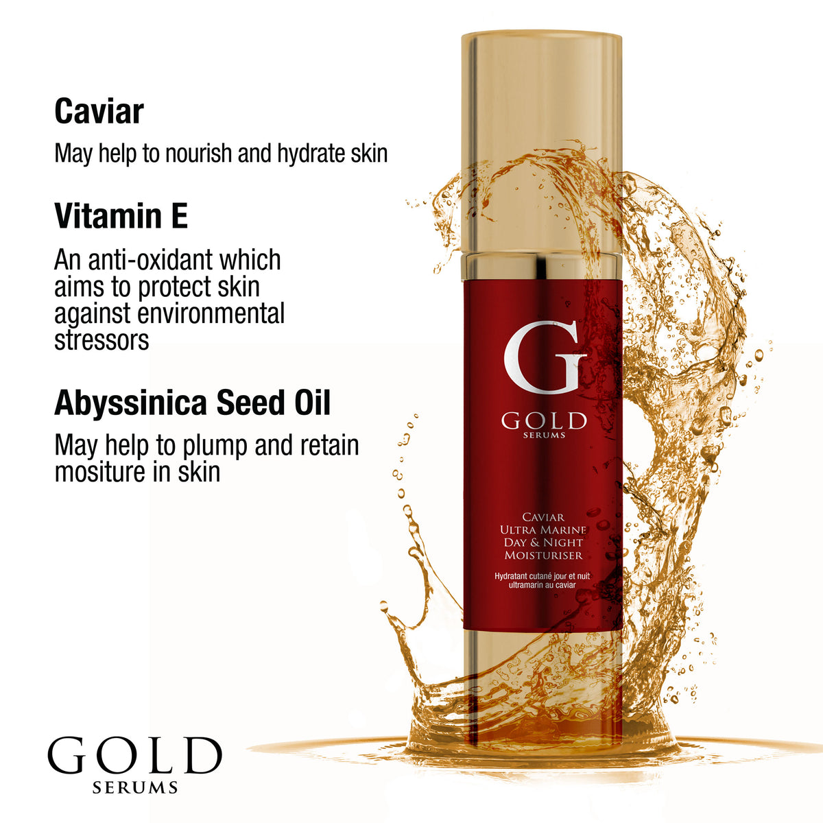 GS052 Gold Serums Caviar Ultra Marine Day & Night Moisturiser