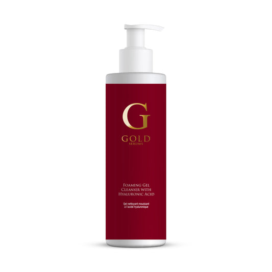 Gold Serums Foaming Mousse Cleanser with Hyaluronic Acid 200ml