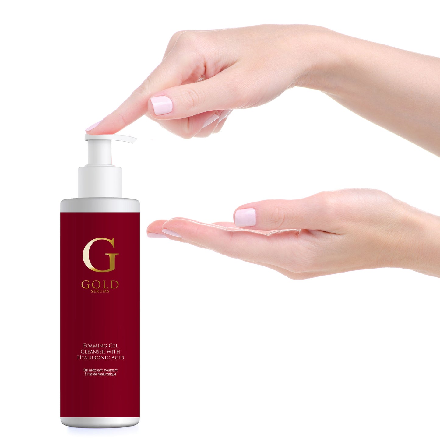 Gold Serums Foaming Mousse Cleanser with Hyaluronic Acid 200ml
