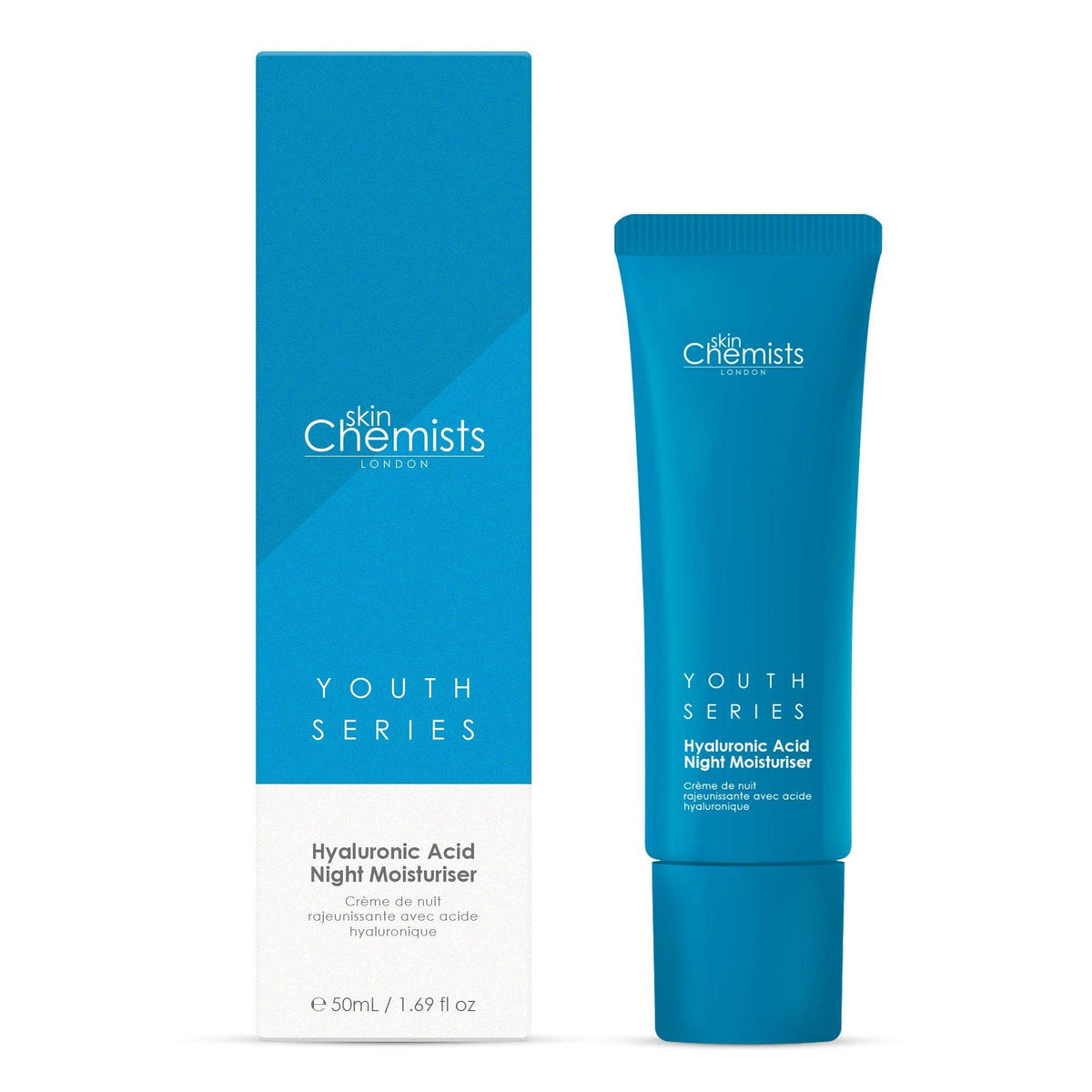 HSC004 skinChemists Youth Series 1% Hyaluronic Acid Night Moisturiser 50ml