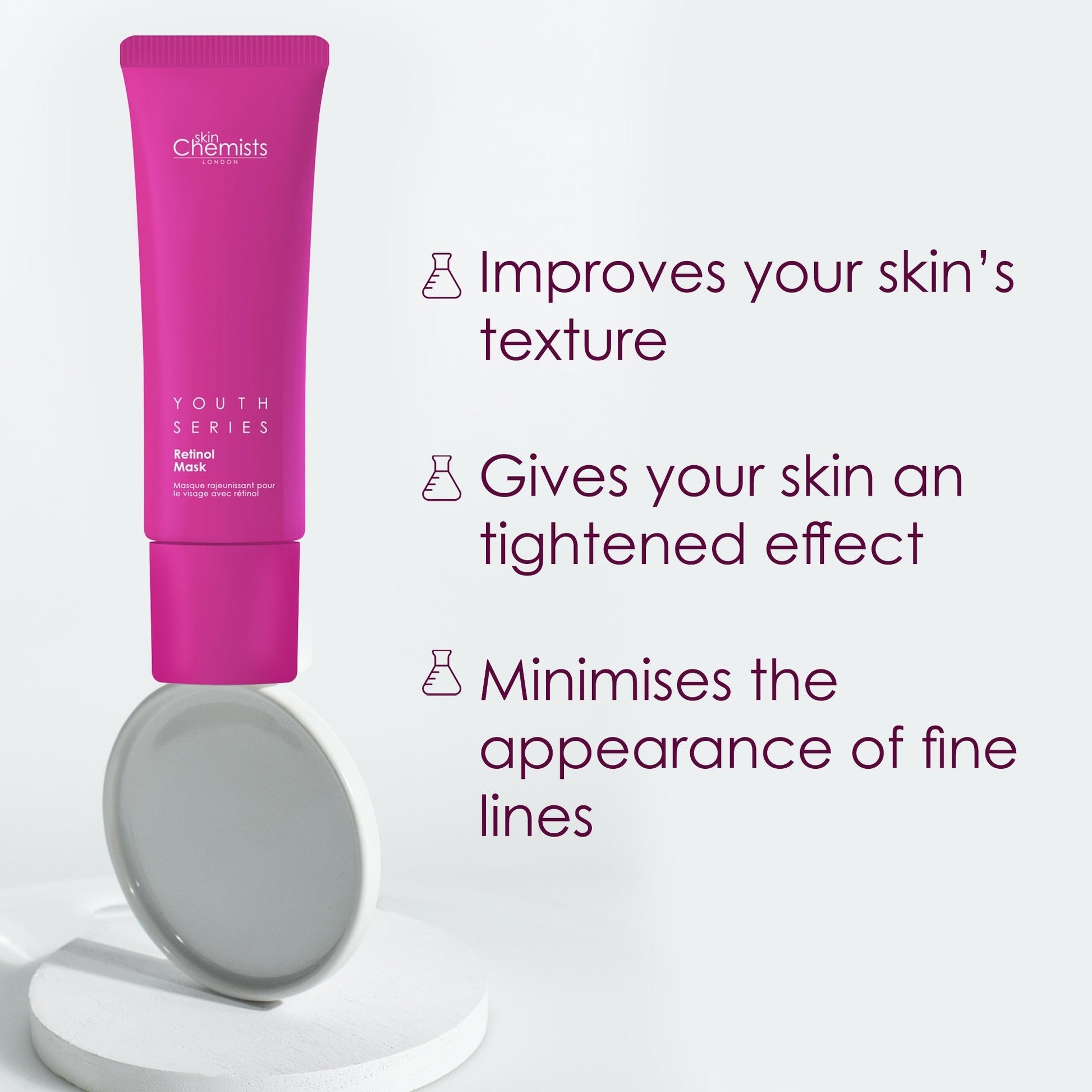HSC020 skinChemists Youth Series Retinol Mask 50ml