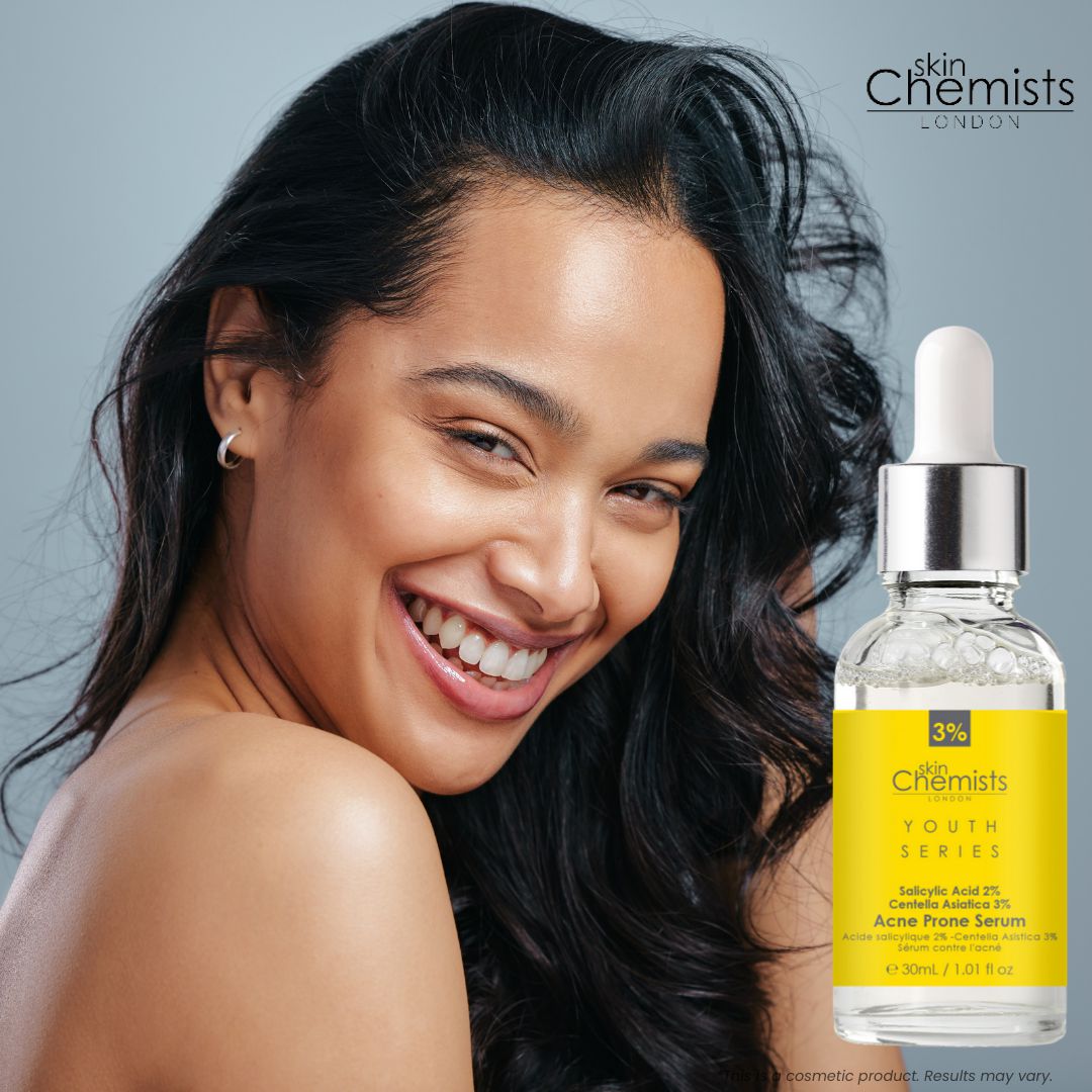 HSC025 skinChemists Youth Series Acne Prone Serum Salicylic Acid 2%, Centella Asiatica 3% 30ml
