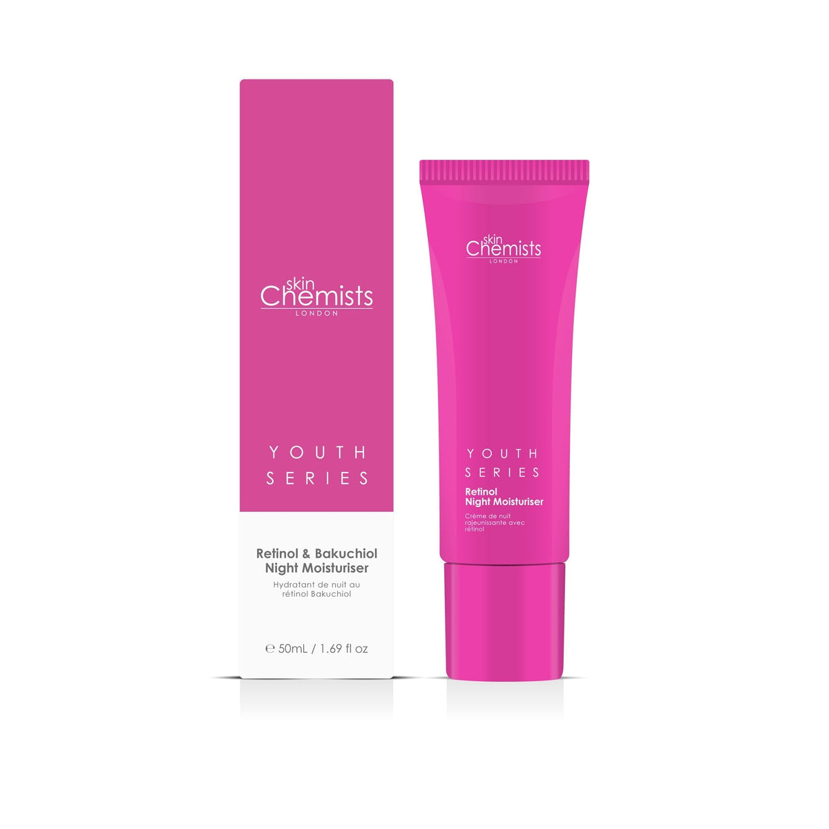 HSC032 skinChemists Youth Series Retinol & Bakuchiol Night Moisturiser 50ml