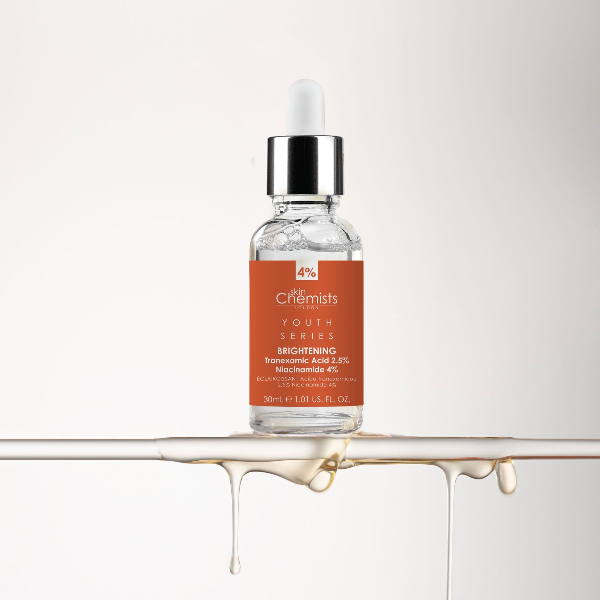 HSC042 skinChemists Youth Series Tranexamic Acid 2.5%, Niacinamide 4% Brightening Serum 30ml