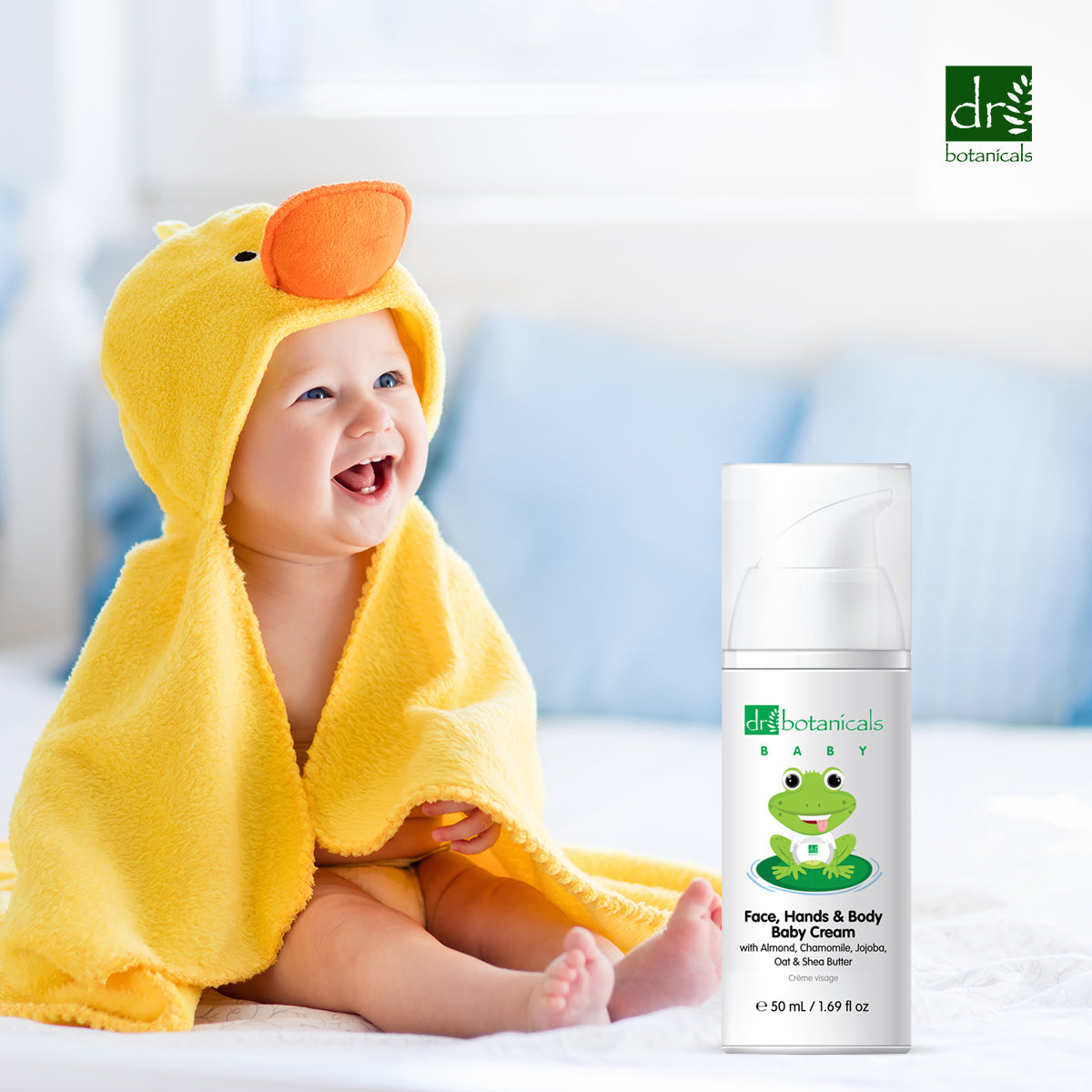 KDB1019 Dr Botanicals Baby Bubble Bath & Cream Kit