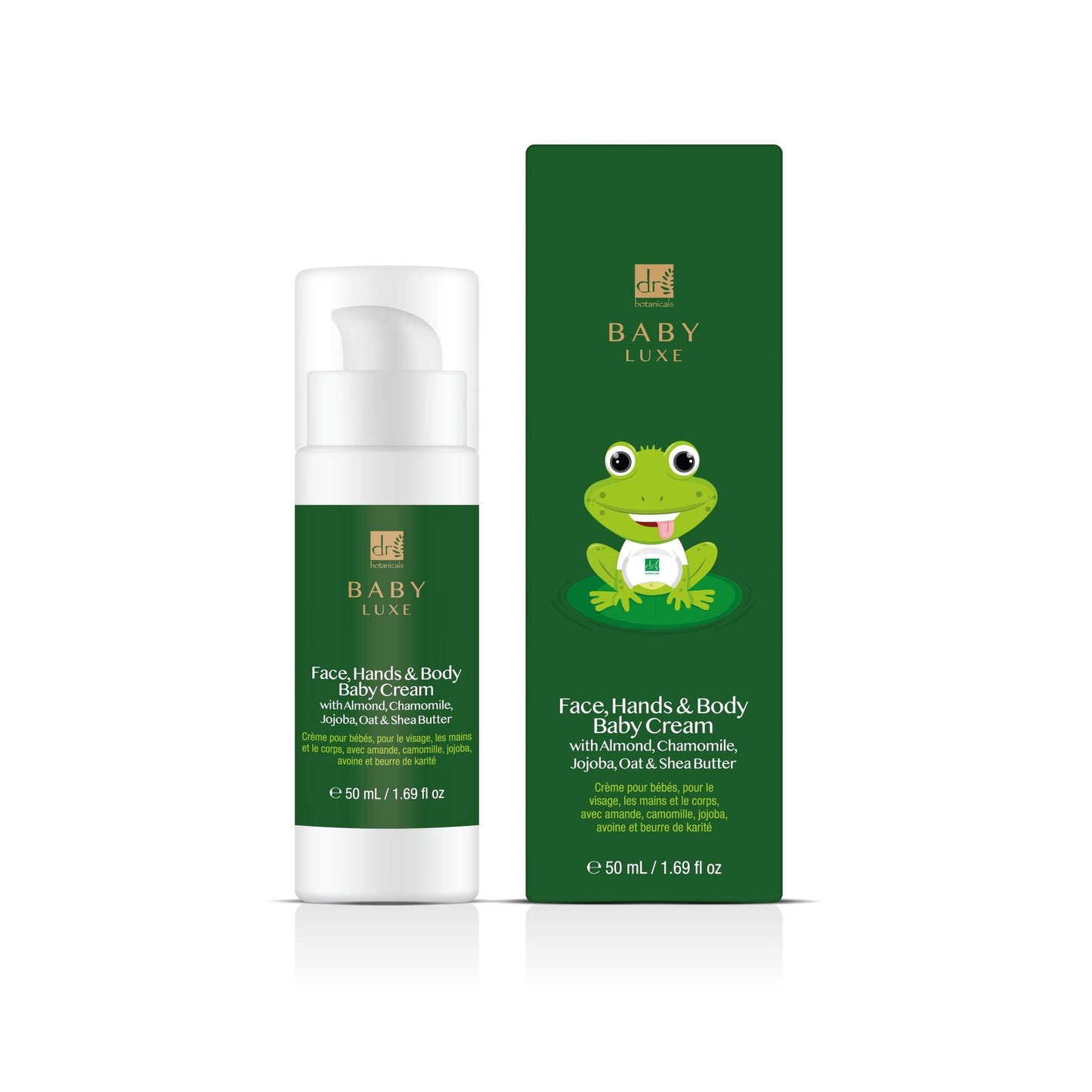 KDB1068 Dr Botanicals Baby Lux Collection Bubble Bath and Cream