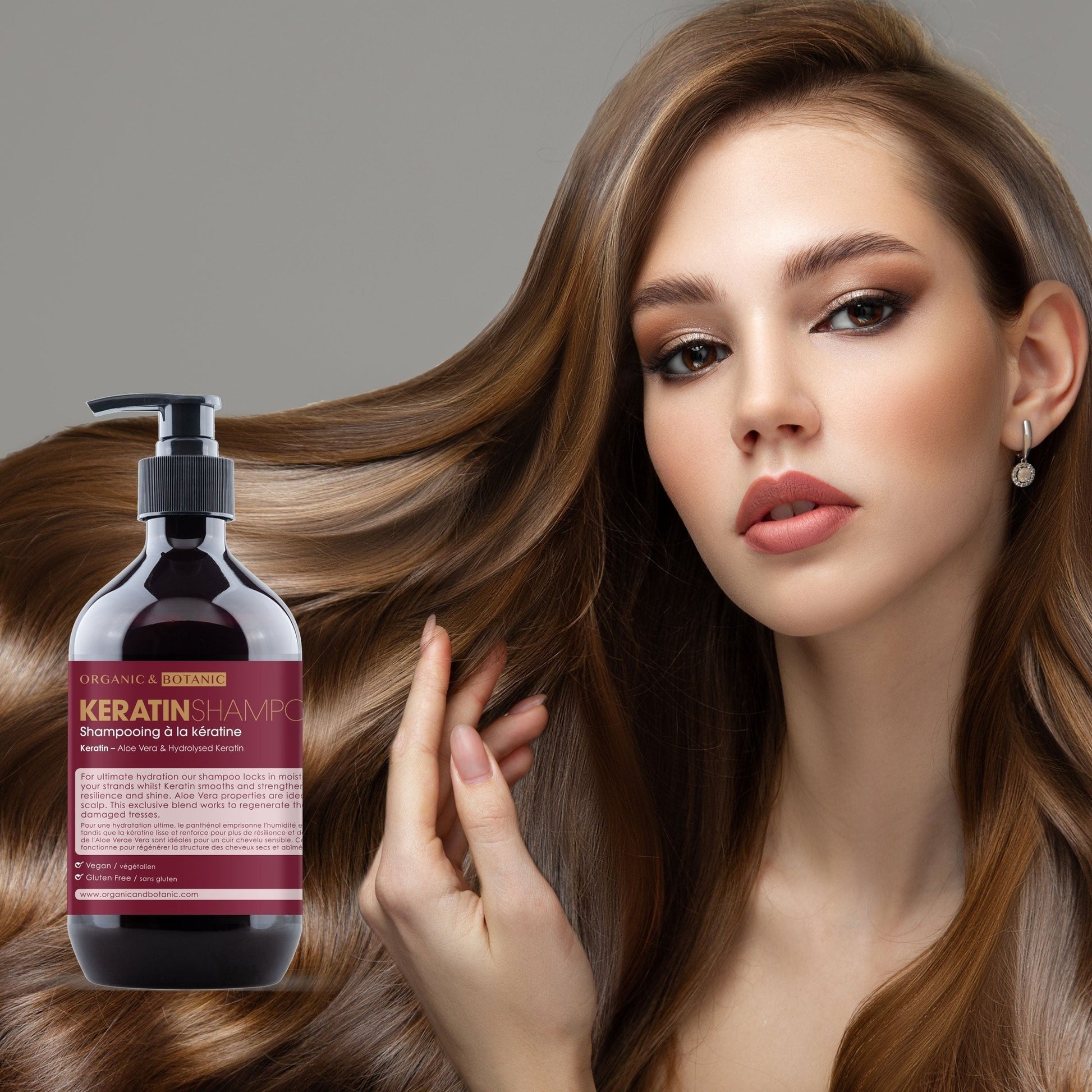 KOB057 Organic & Botanic Keratin Shampoo + Conditioner