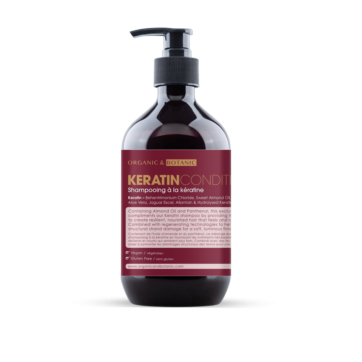 KOB057 Organic & Botanic Keratin Shampoo + Conditioner