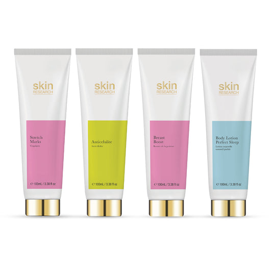 Skin Research Anti-Ageing Body Lotion + Stretch Marks Cream + Breast Boost + Anticellulite Cream 100ml