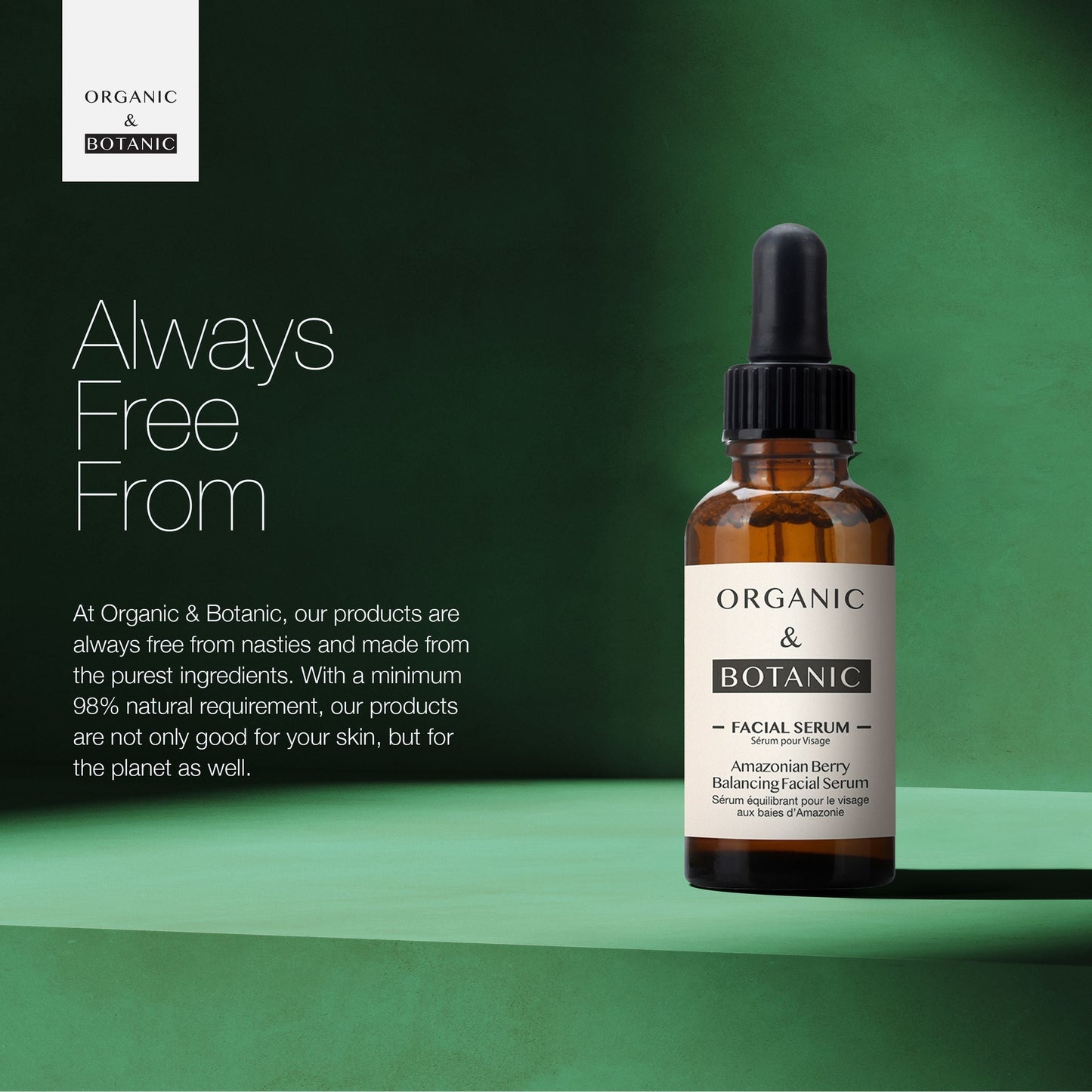 OB085 Organic & Botanic Amazonian Berry Facial Serum 30ml