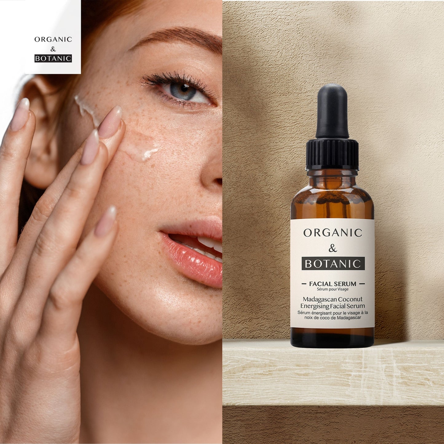 OB090 Organic & Botanic Madagascan Coconut Facial Serum 30ml