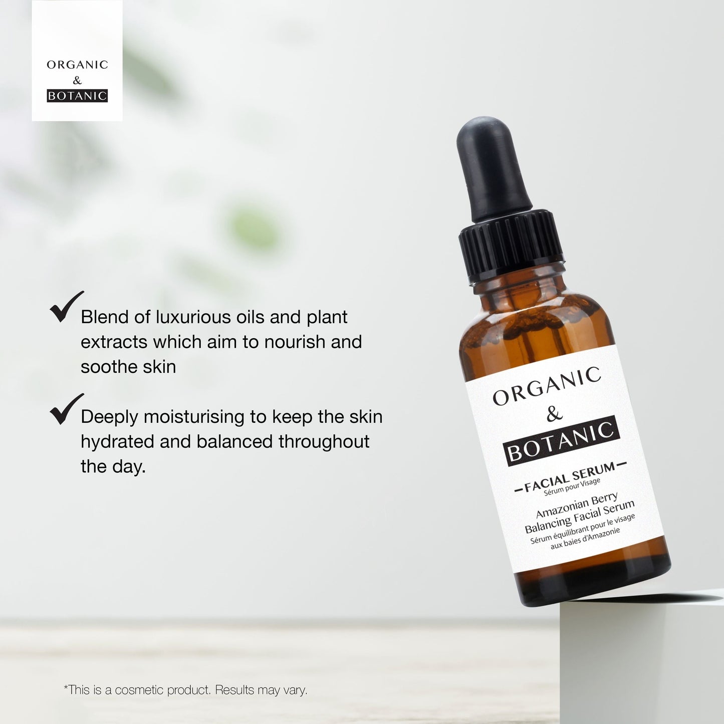 OB095 Organic & Botanic Mandarin Orange Correcting Facial Serum 30ml