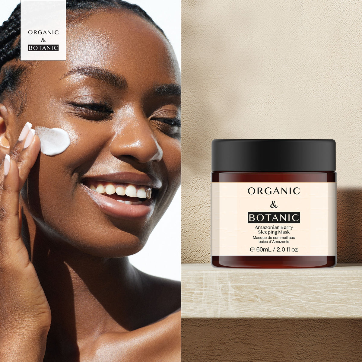OB100 Organic & Botanic Amazonian Berry Sleeping Mask 60ml