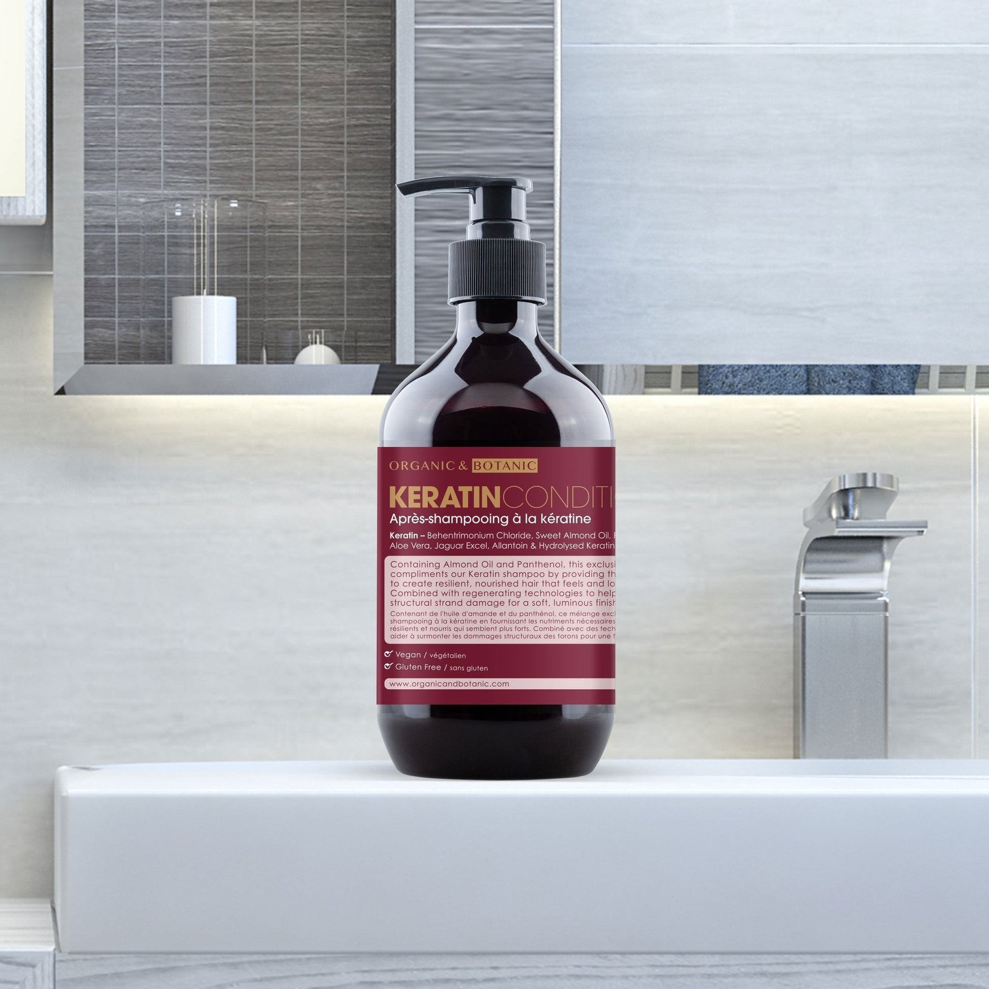 OB107 Organic & Botanic Keratin Conditioner 500ml