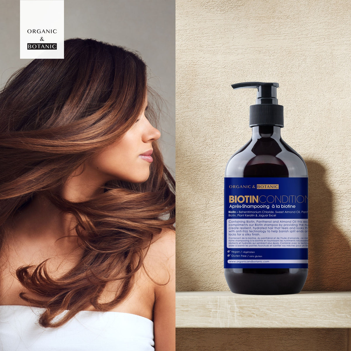 OB109 Organic & Botanic Biotin Conditioner 500ml