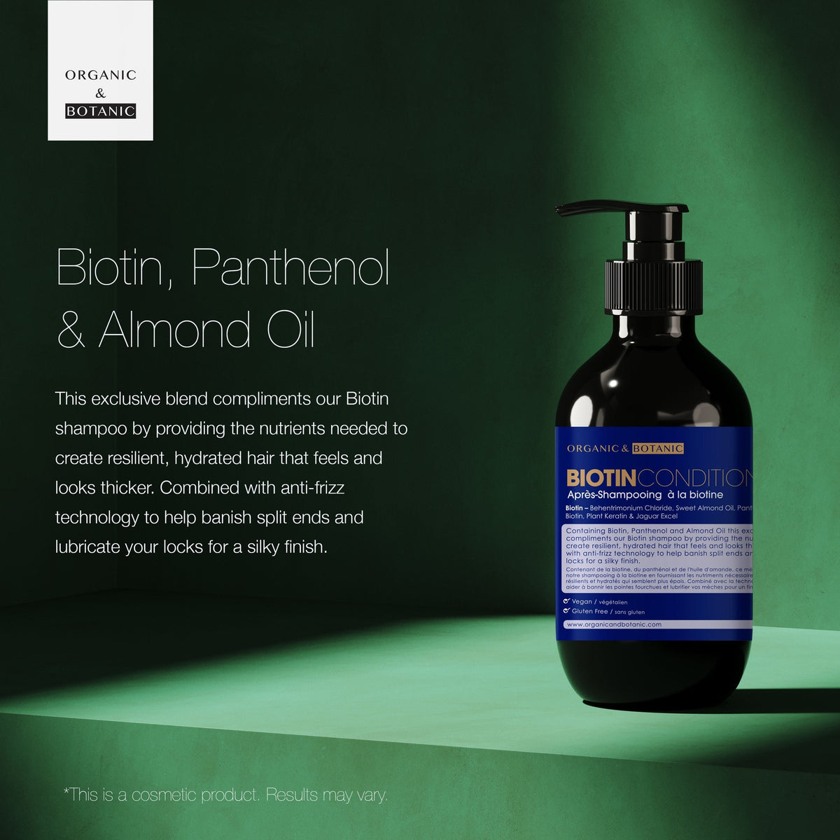 OB109 Organic & Botanic Biotin Conditioner 500ml