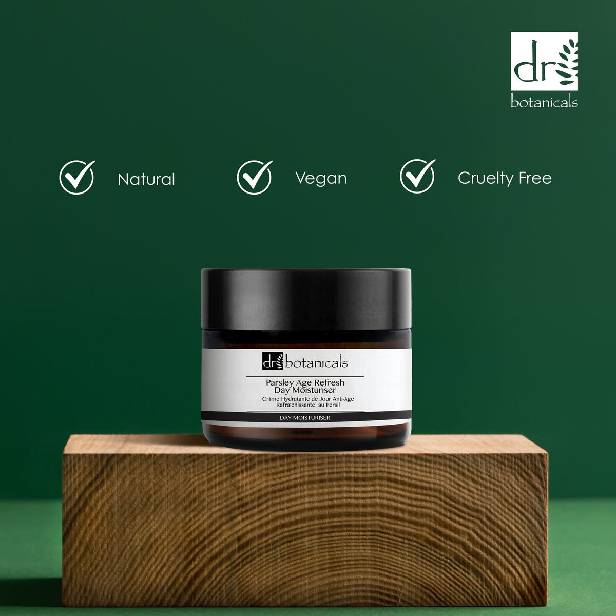 PO2DB108 Dr Botanicals Parsley Age Refresh Day Moisturiser 50ml Twin Value Savings Pack