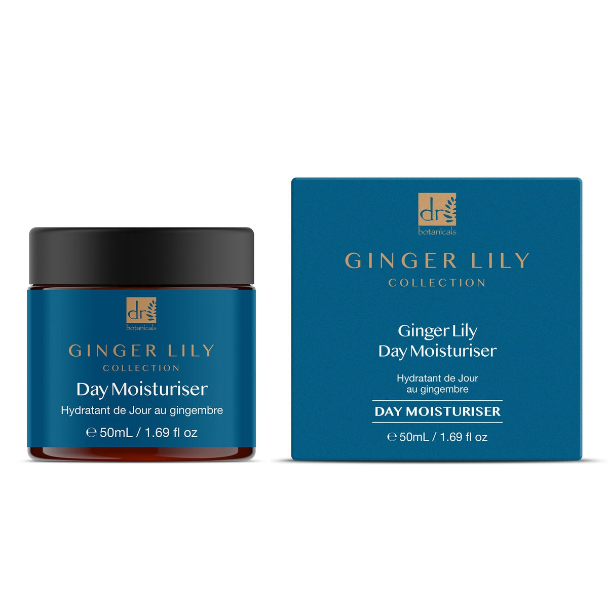 PO2DB271 Dr Botanicals Gingerlily Day Moisturiser 50ml Twin Value Savings Pack