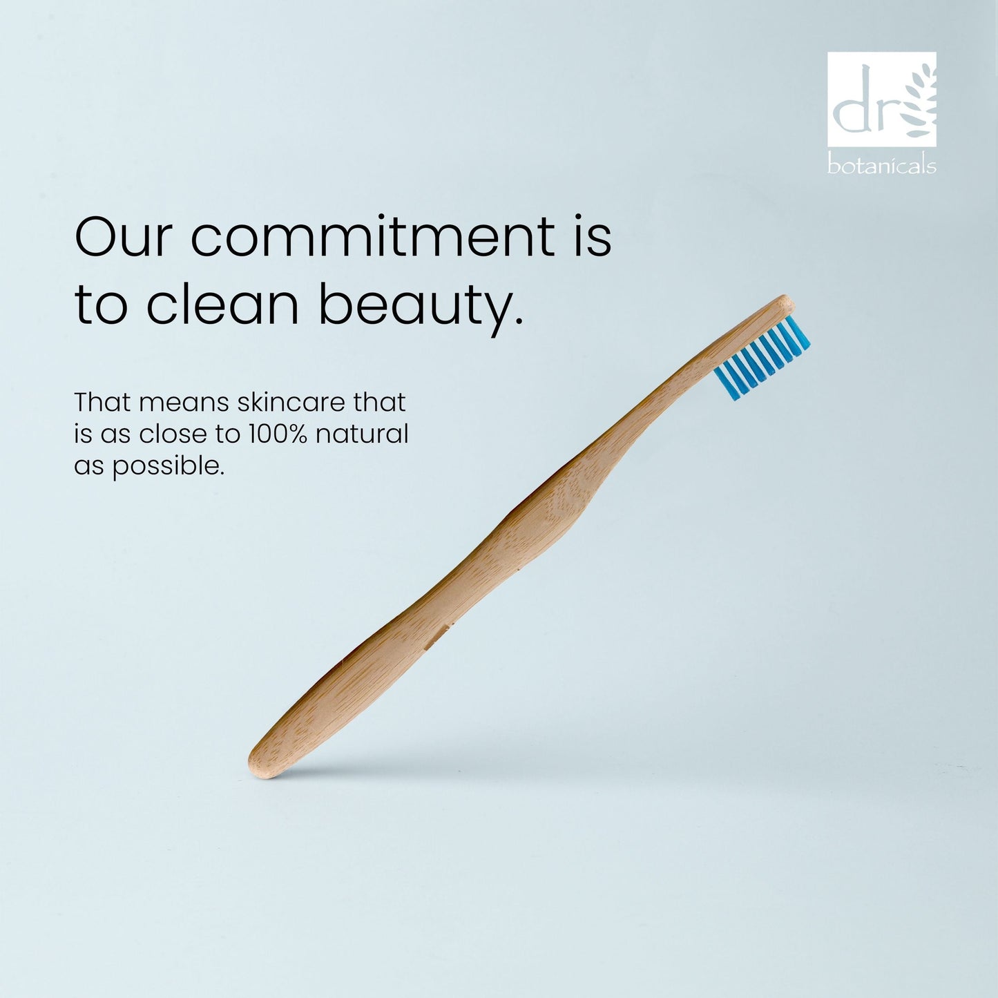 PO2DB346 Dr Botanicals Bamboo Toothbrush Blue Twin Value Savings Pack