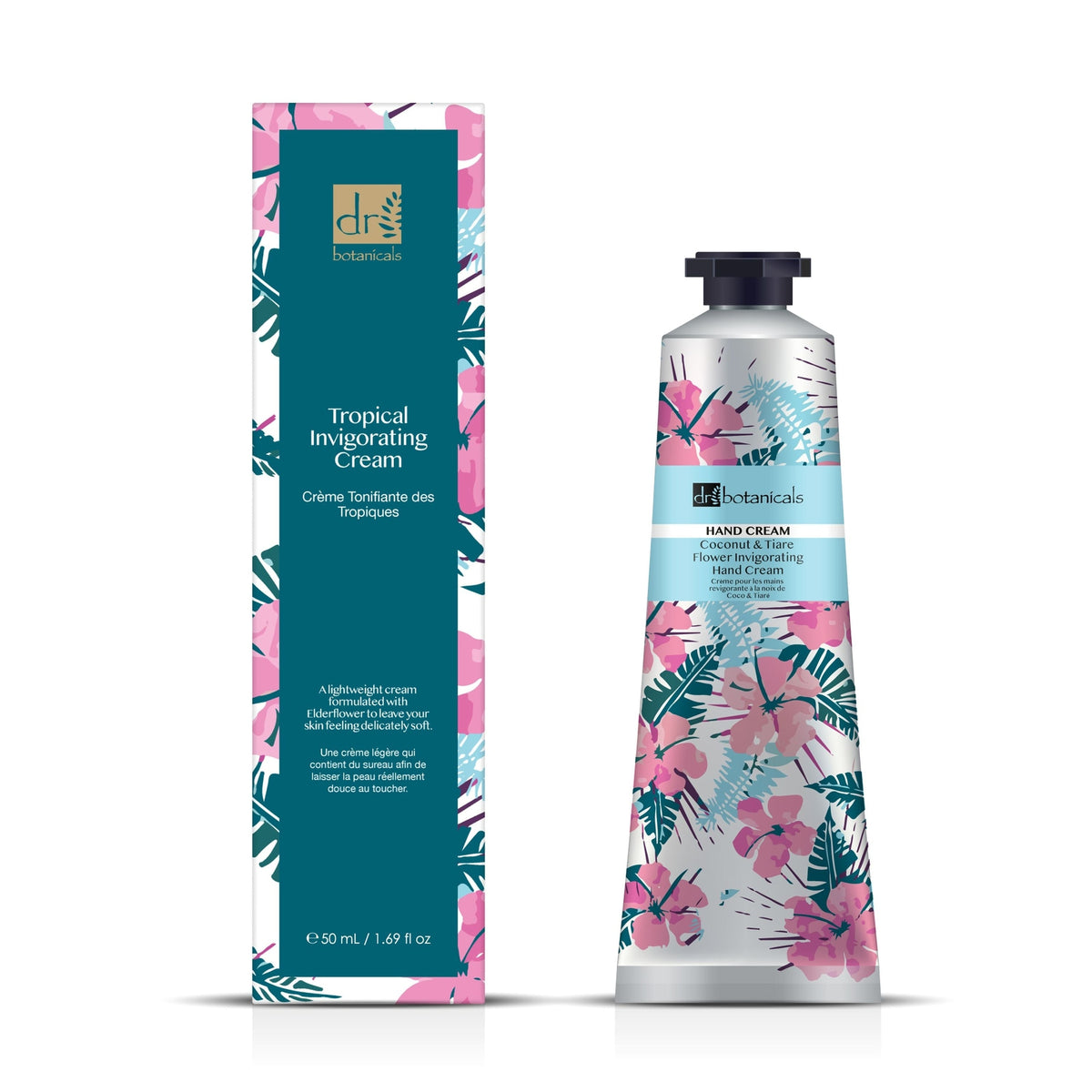 PO2DB364 Dr Botanicals Tropical Invigorating Cream 50ml Twin Value Savings Pack