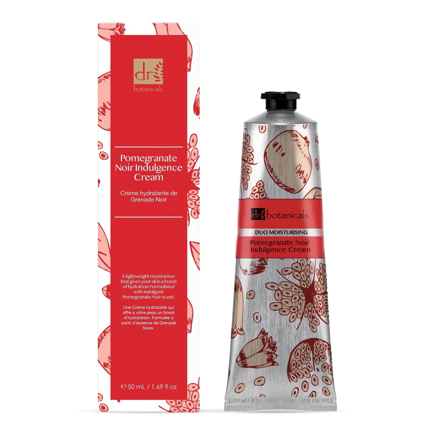 PO2DB367 Dr Botanicals Pomegranate Noir Indulgence Cream 50ml Twin Value Savings Pack