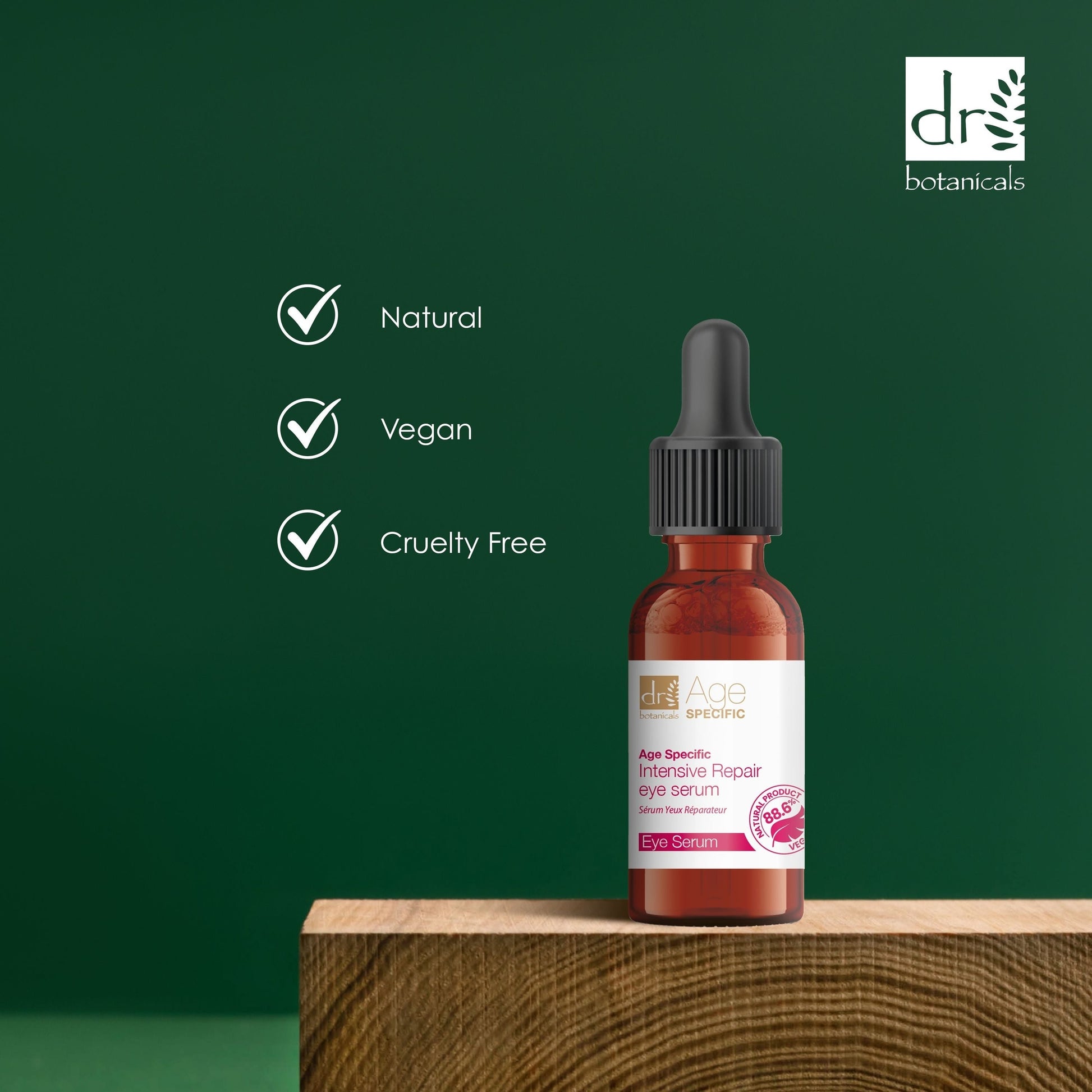 PO2DB479 Dr Botanicals Age Specific Intensive Repair Eye Serum 15ml Twin Value Savings Pack