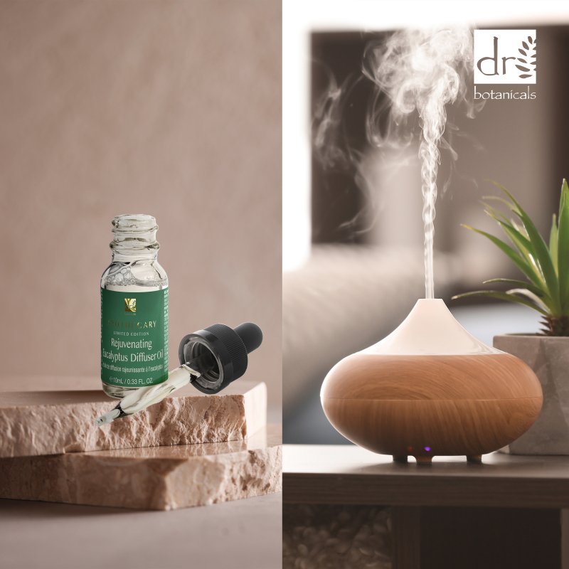 PO2DB502 Dr Botanicals Rejuvenating Eucalyptus Diffuser Oil 10ml Twin Value Savings Pack