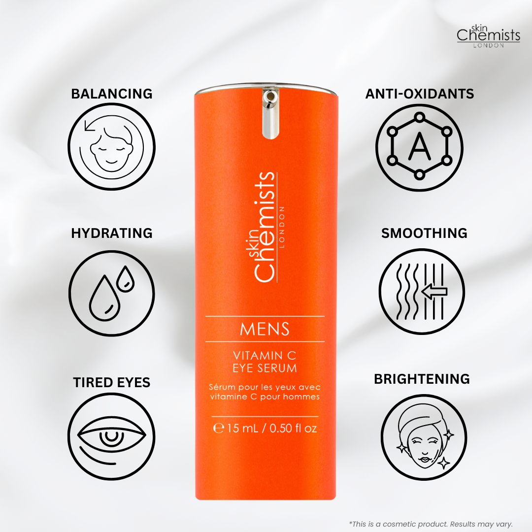 PO2SC404 skinChemists Men's Vitamin C Eye Serum 15ml Twin Value Savings Pack