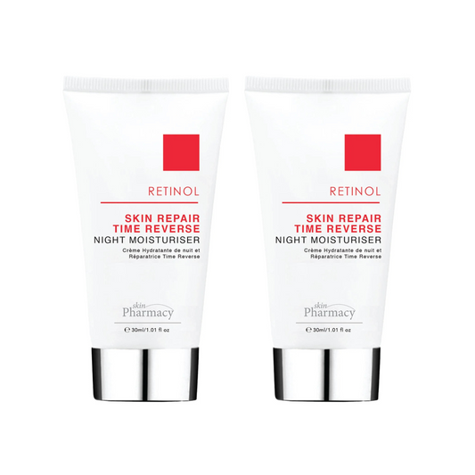 skinPharmacy Retinol Skin Repair Time Reverse Night Moisturiser 30ml Twin Value Savings Pack