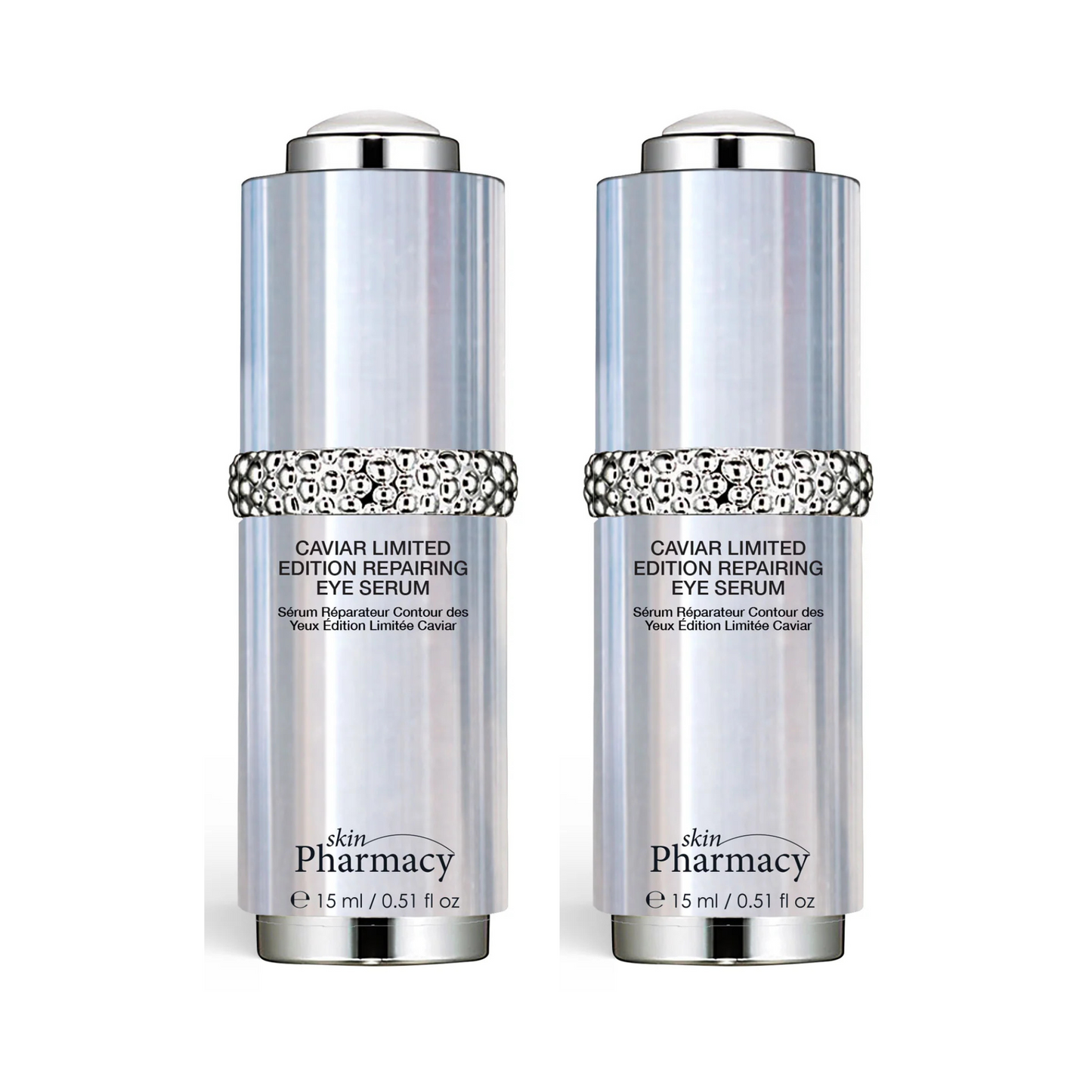 skinPharmacy Caviar Anti-Ageing Repairing Eye Serum 15ml Twin Value Savings Pack