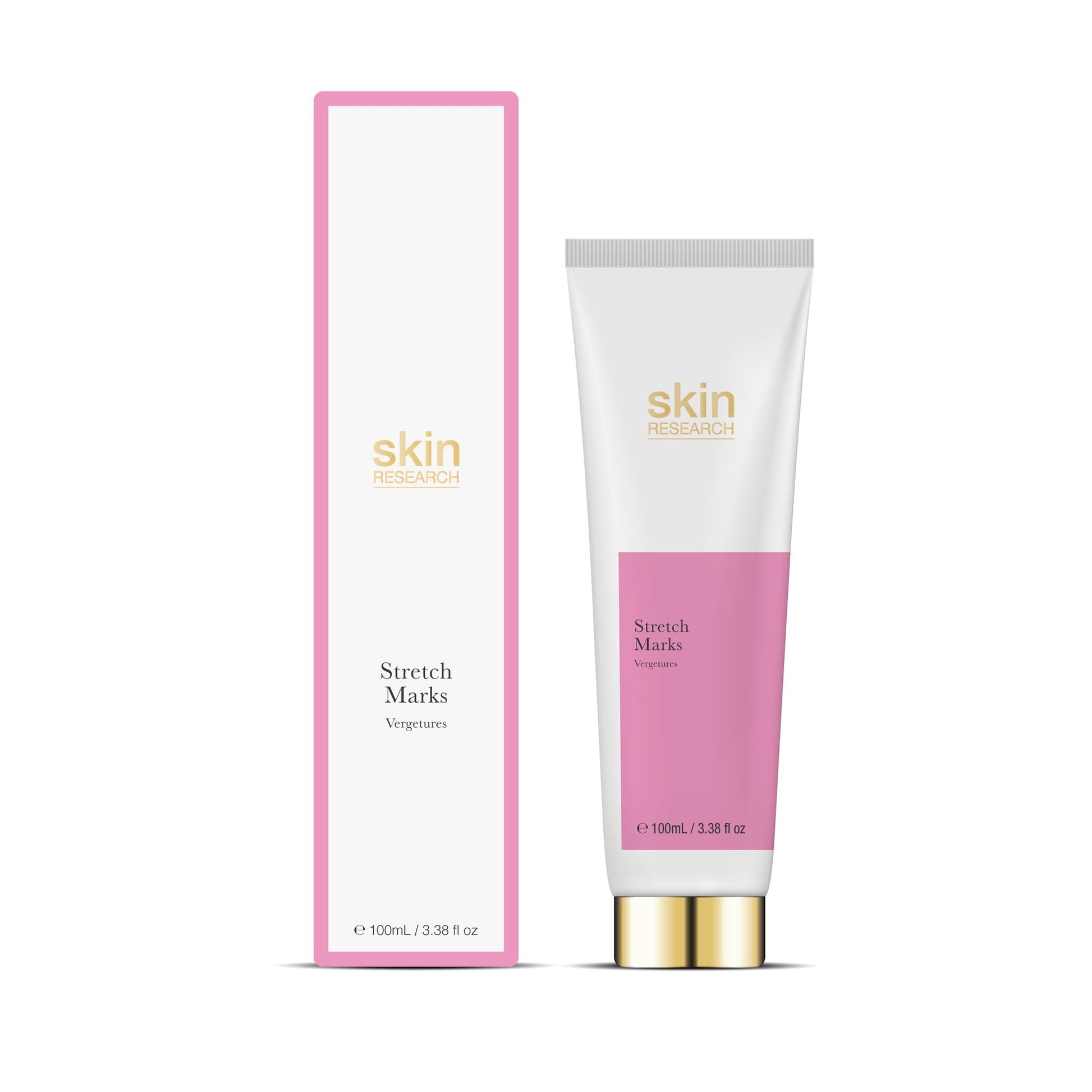 PO2SR105 Skin Research Stretch Marks Cream 100ml Twin Value Savings Pack