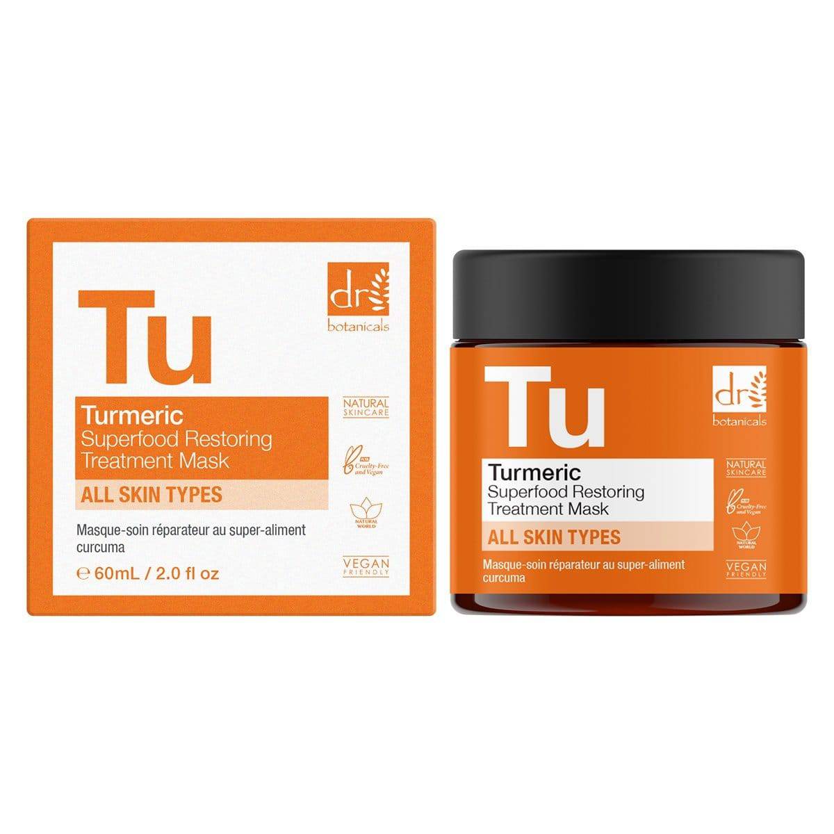 RDB088 Dr Botanicals Turmeric Superfood Restoring Treatment Mask 60ml