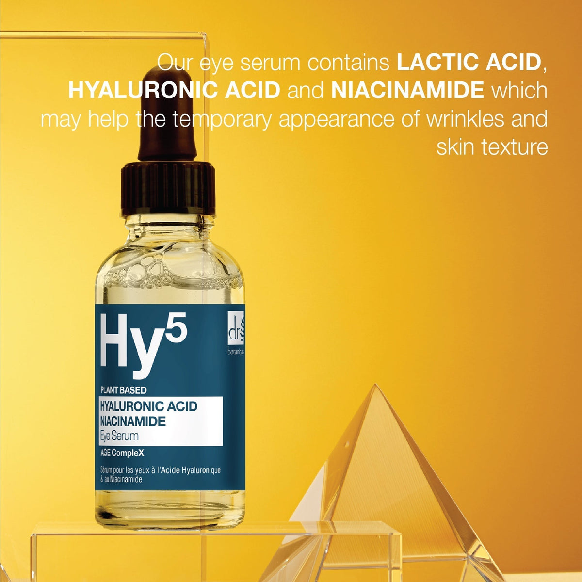 RDB526 Dr Botanicals Hyaluronic Acid 5% & Niacinamide 5% Eye Serum 15ml