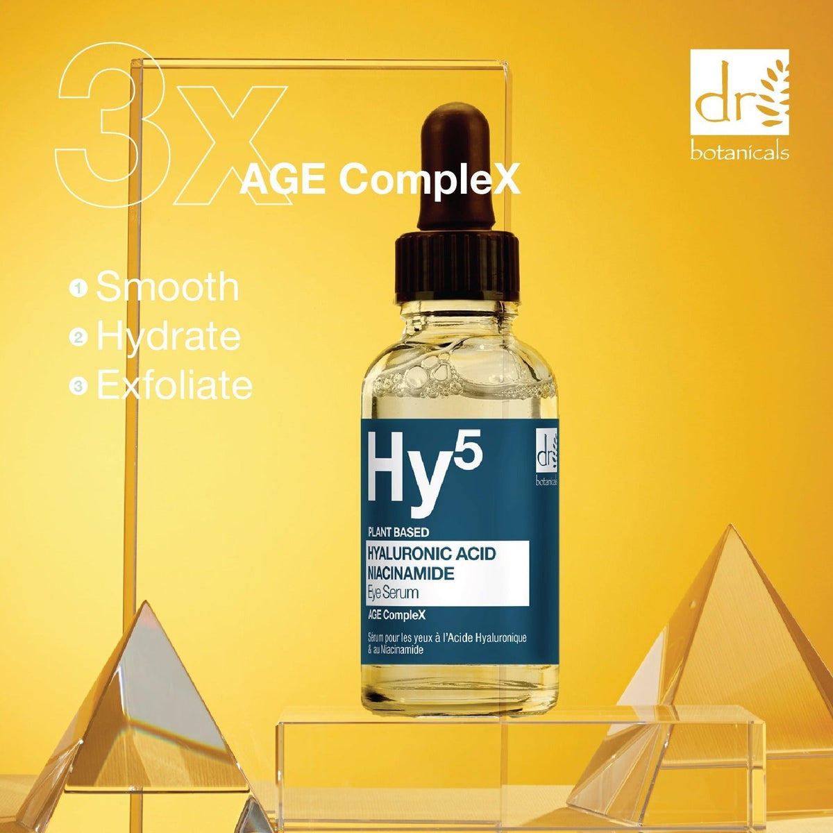 RDB526 Dr Botanicals Hyaluronic Acid 5% & Niacinamide 5% Eye Serum 15ml